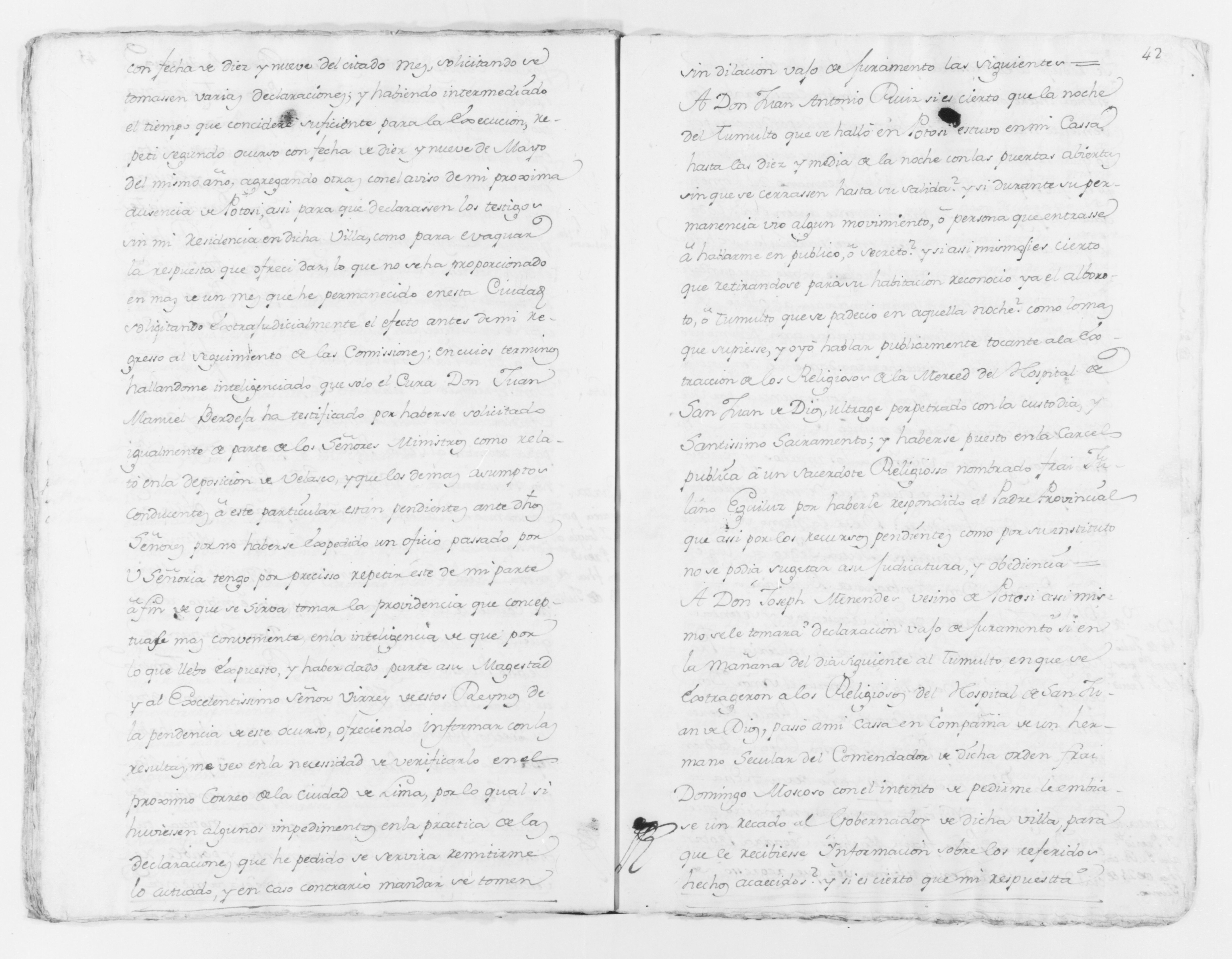 Scanned image of the current content page