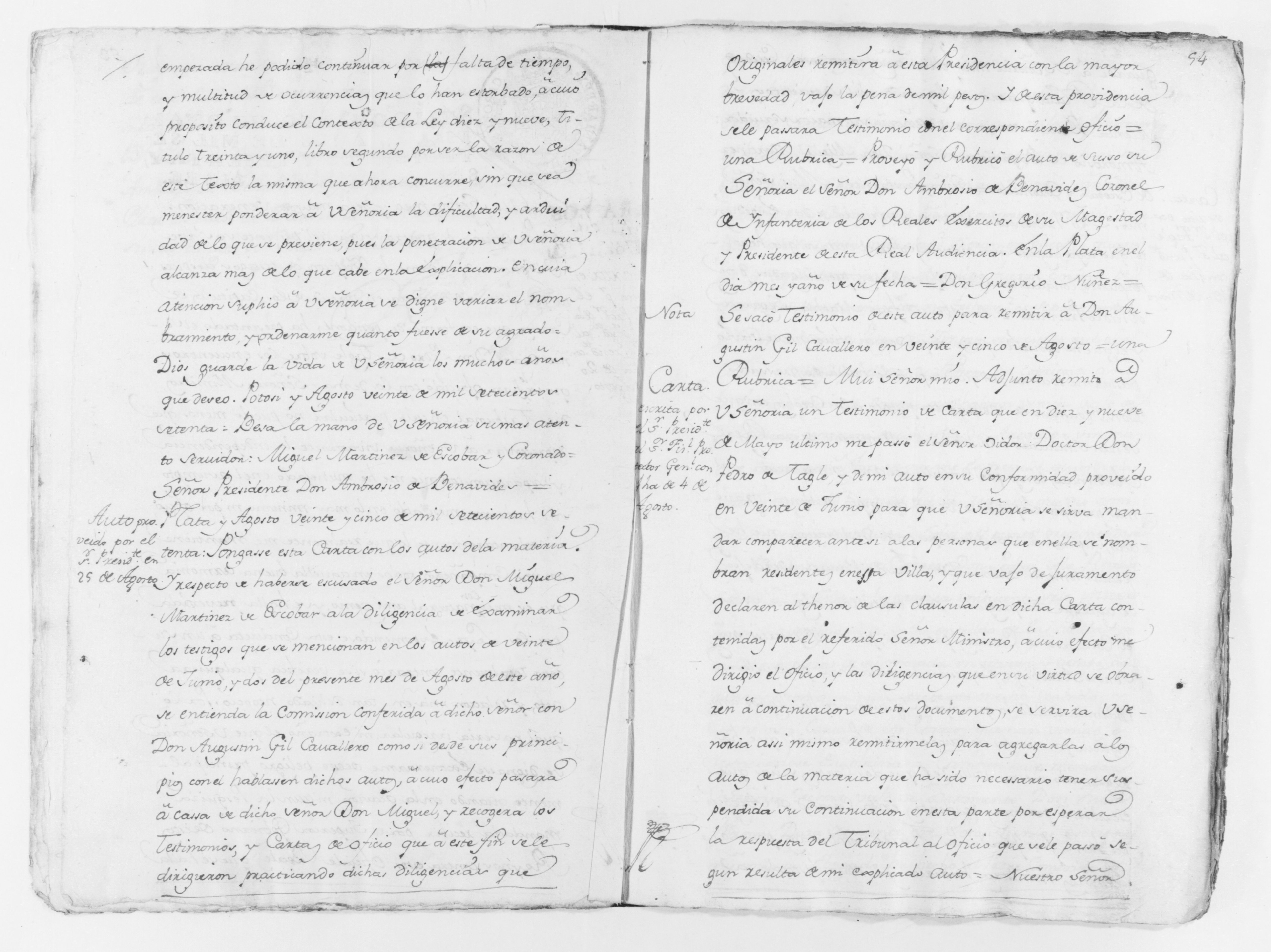 Scanned image of the current content page