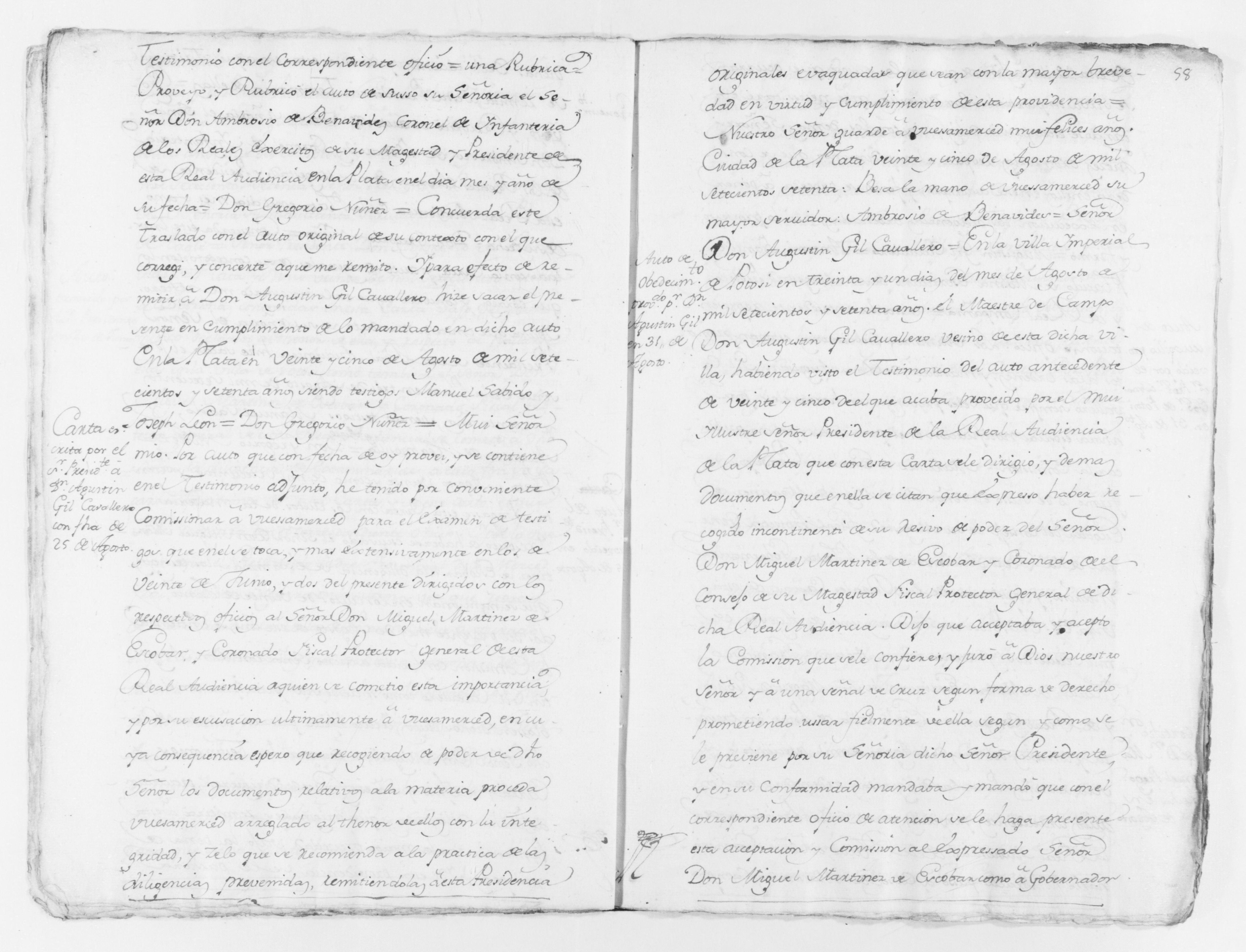 Scanned image of the current content page