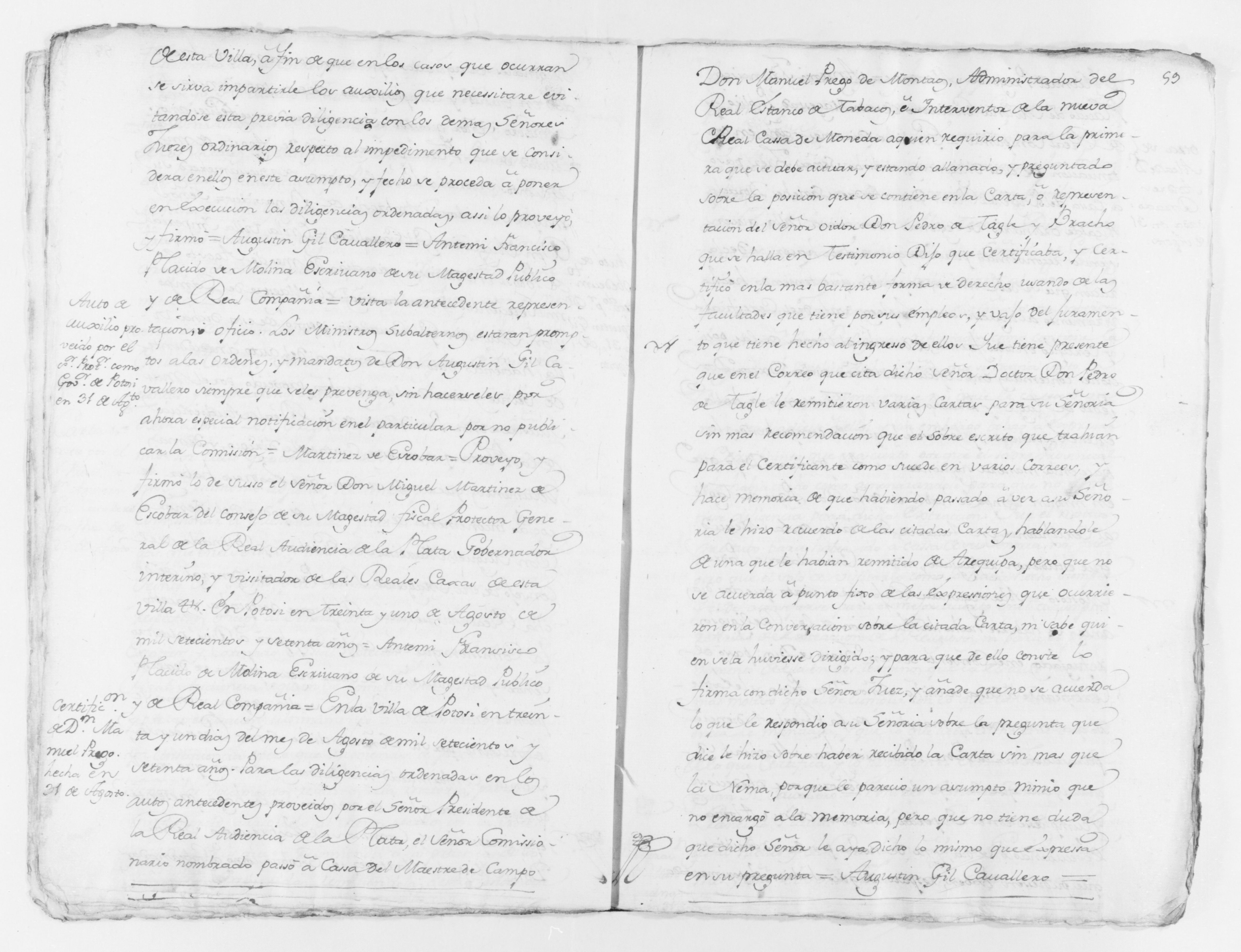 Scanned image of the current content page