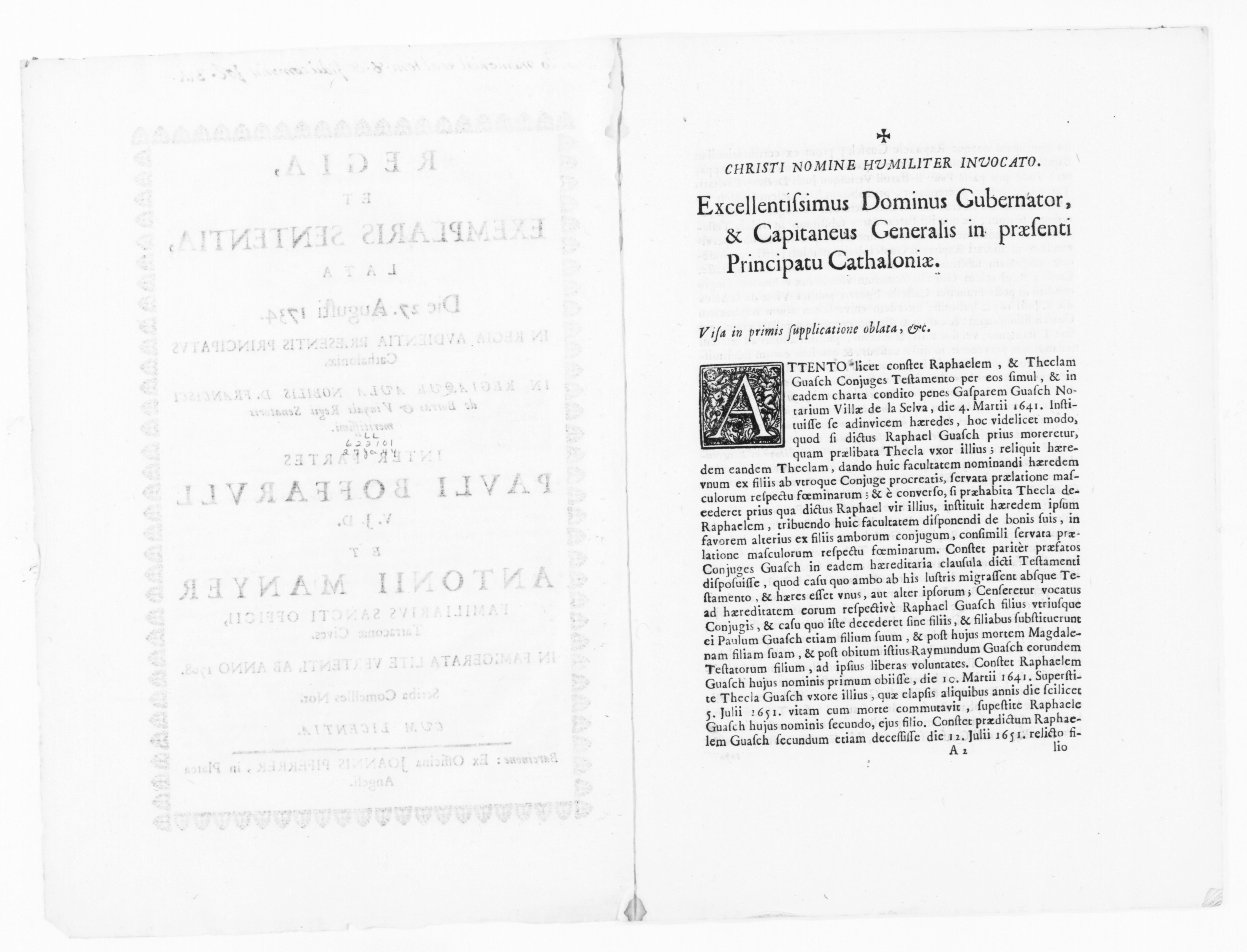 Scanned image of the current content page