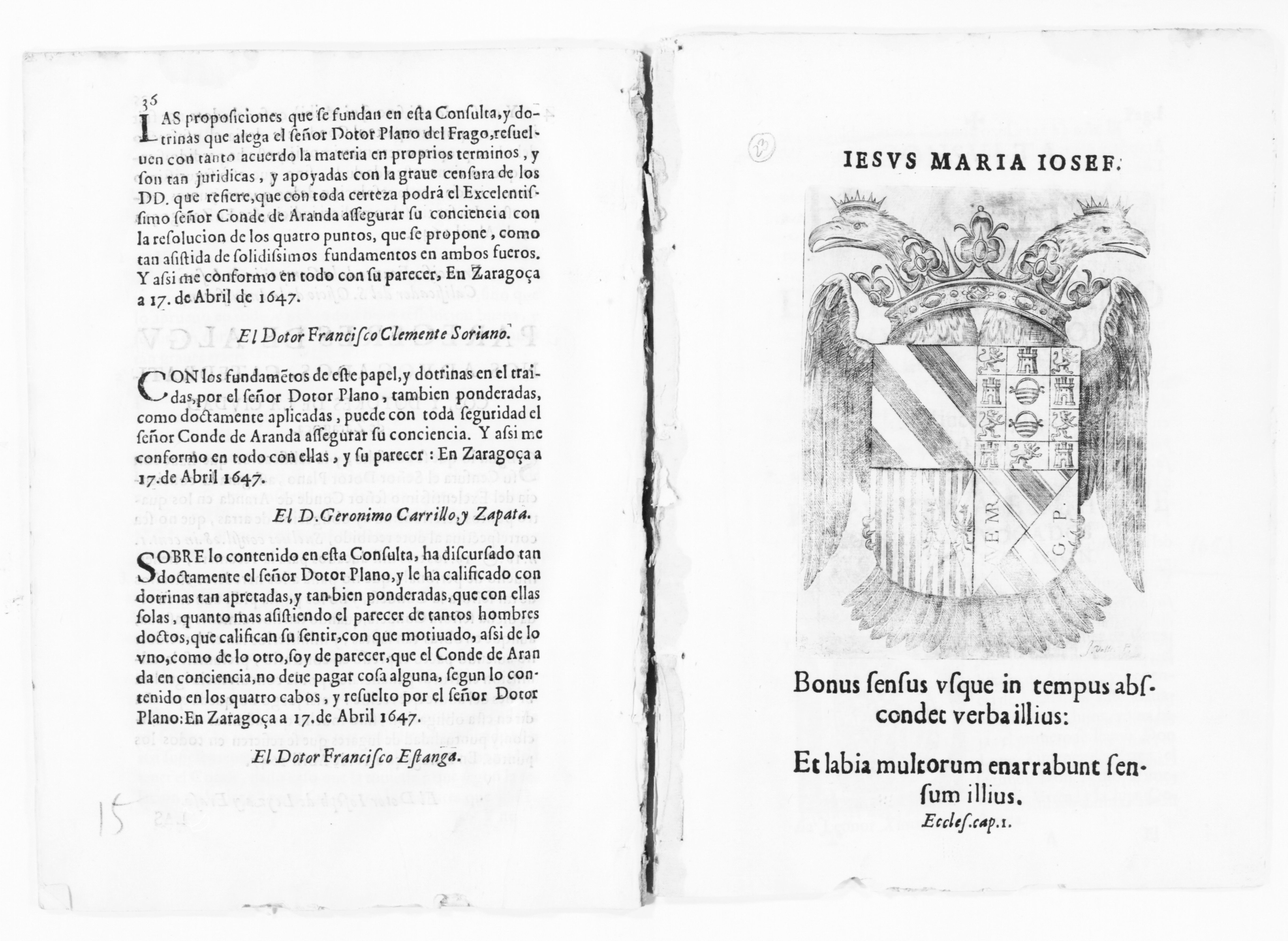 Scanned image of the current content page