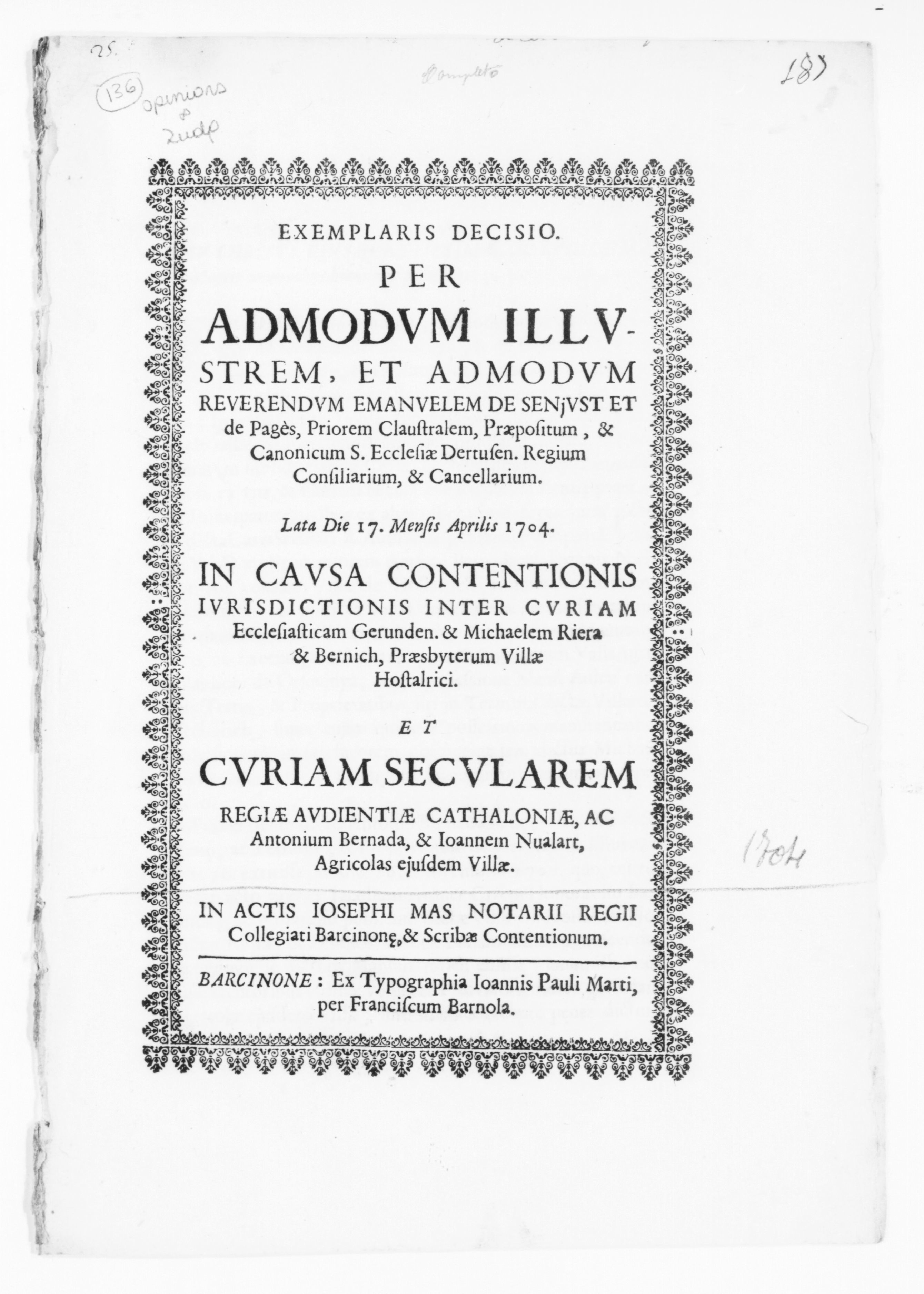 Scanned image of the current content page