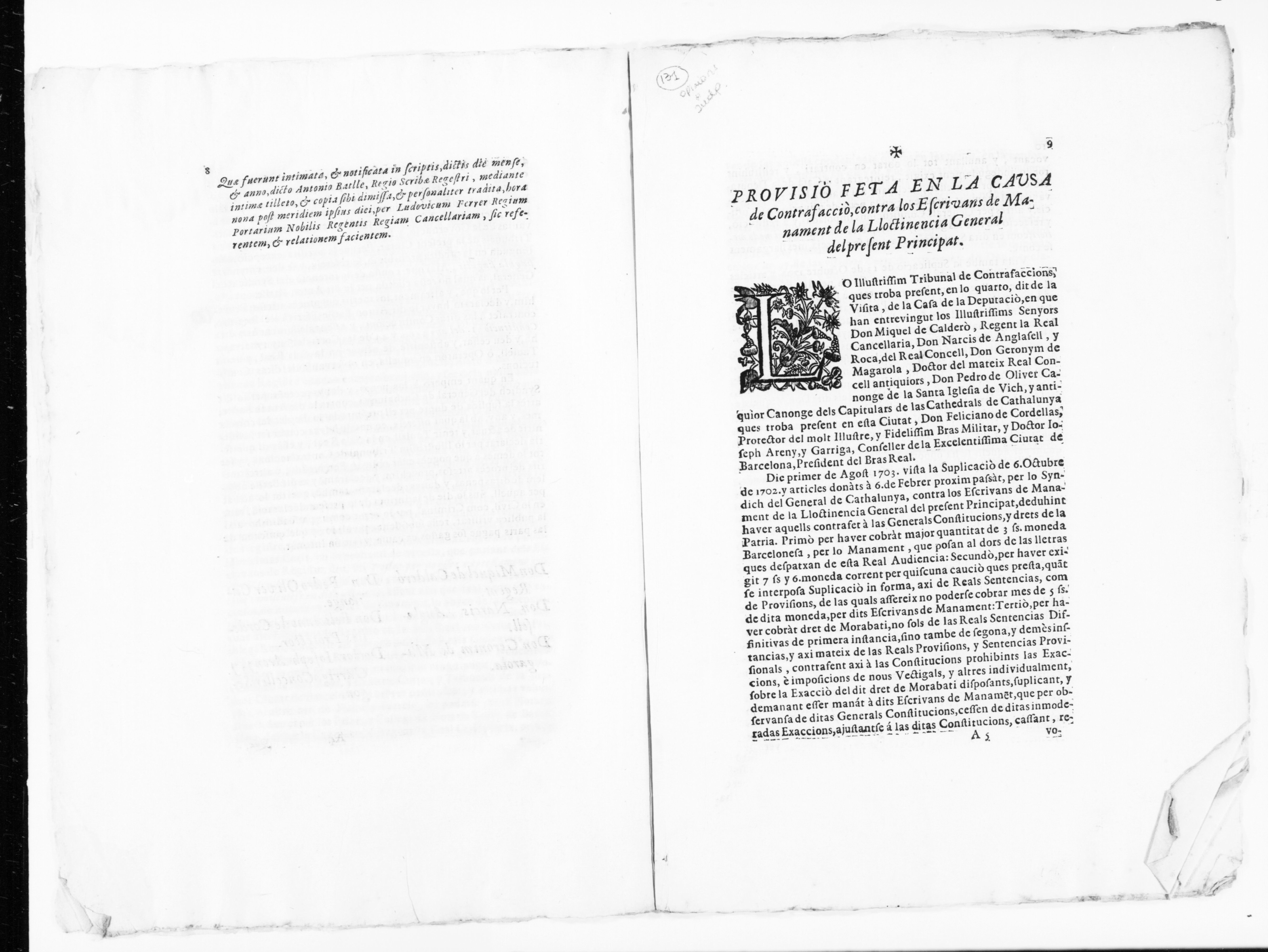 Scanned image of the current content page