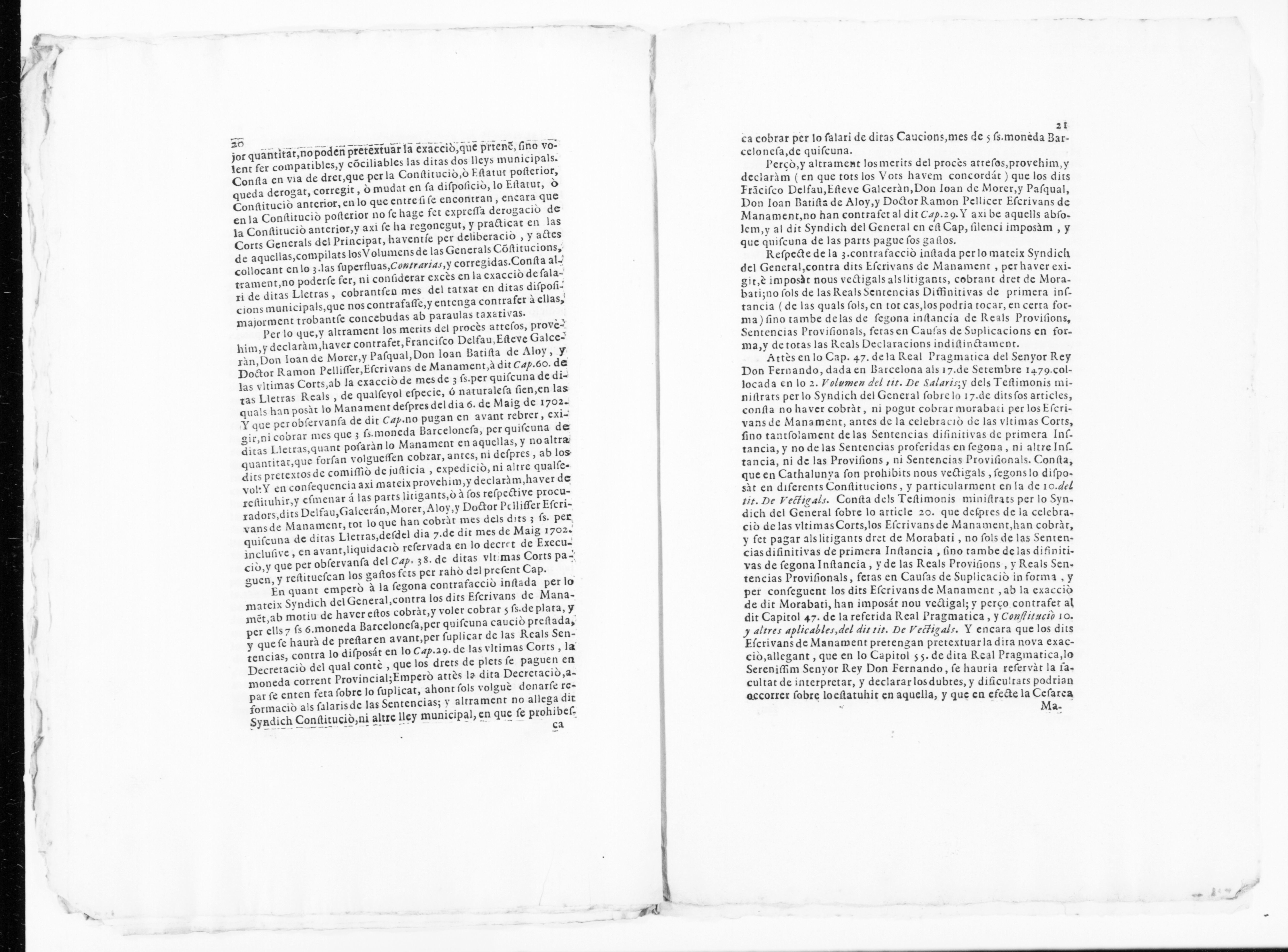Scanned image of the current content page