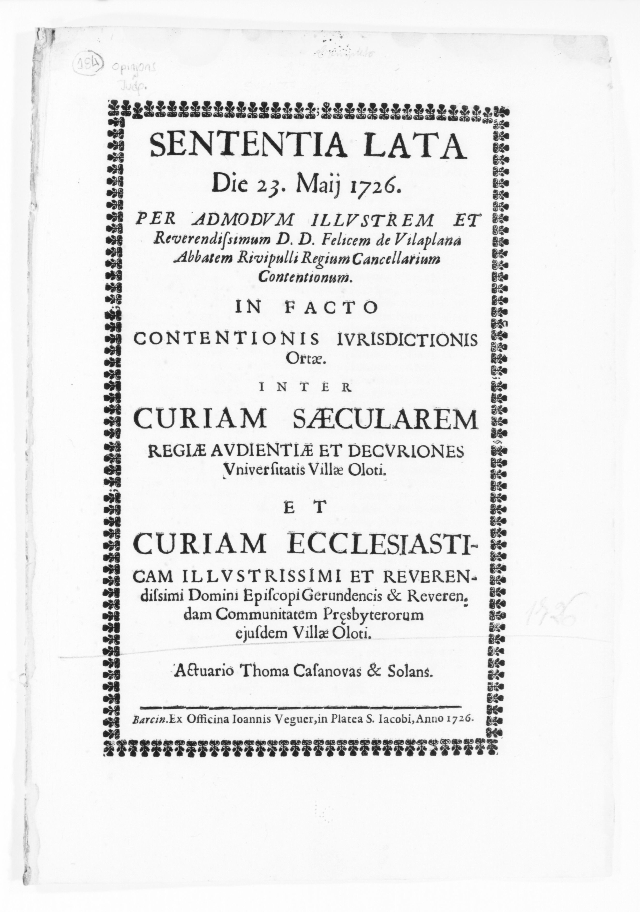 Scanned image of the current content page