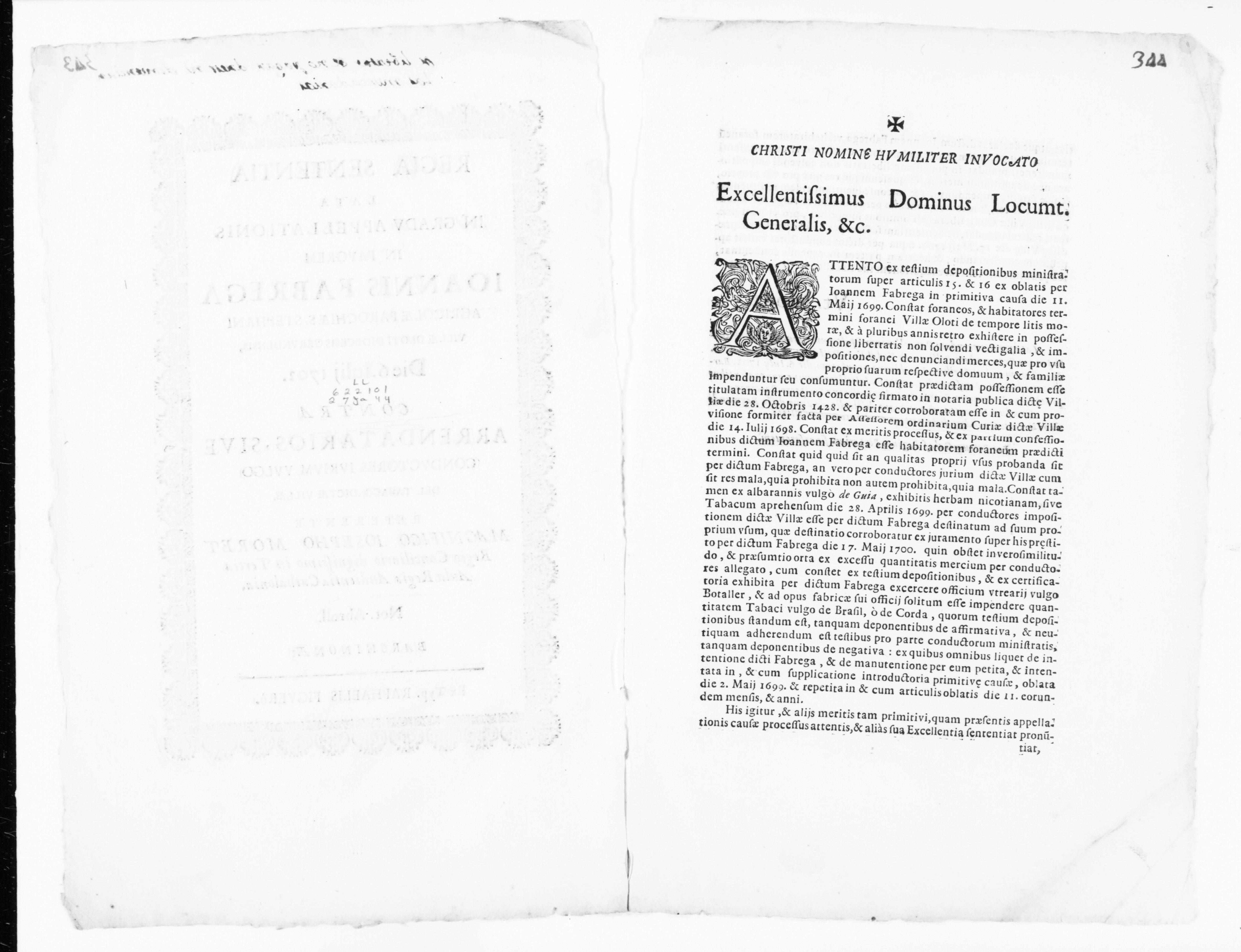 Scanned image of the current content page