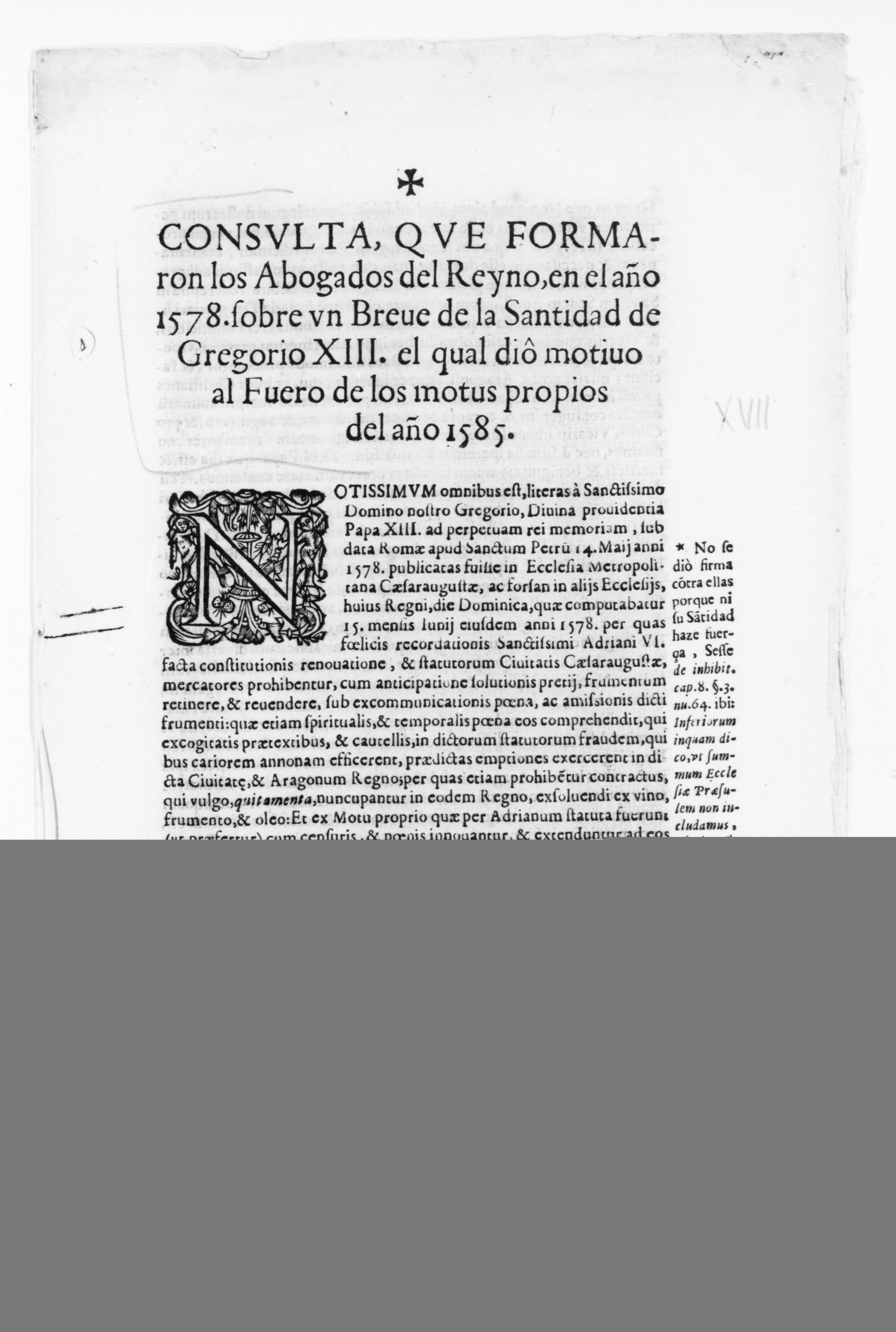 Scanned image of the current content page