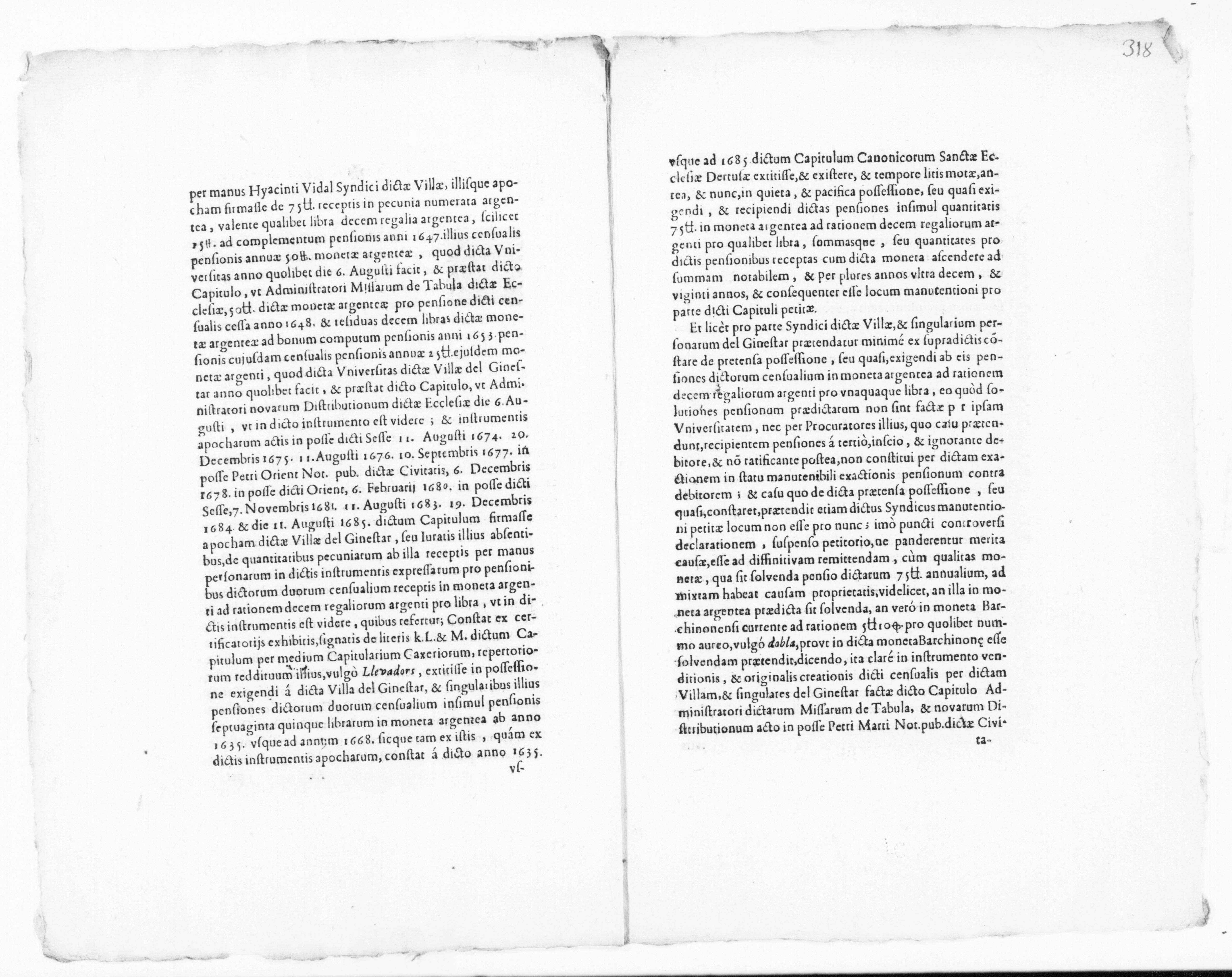Scanned image of the current content page