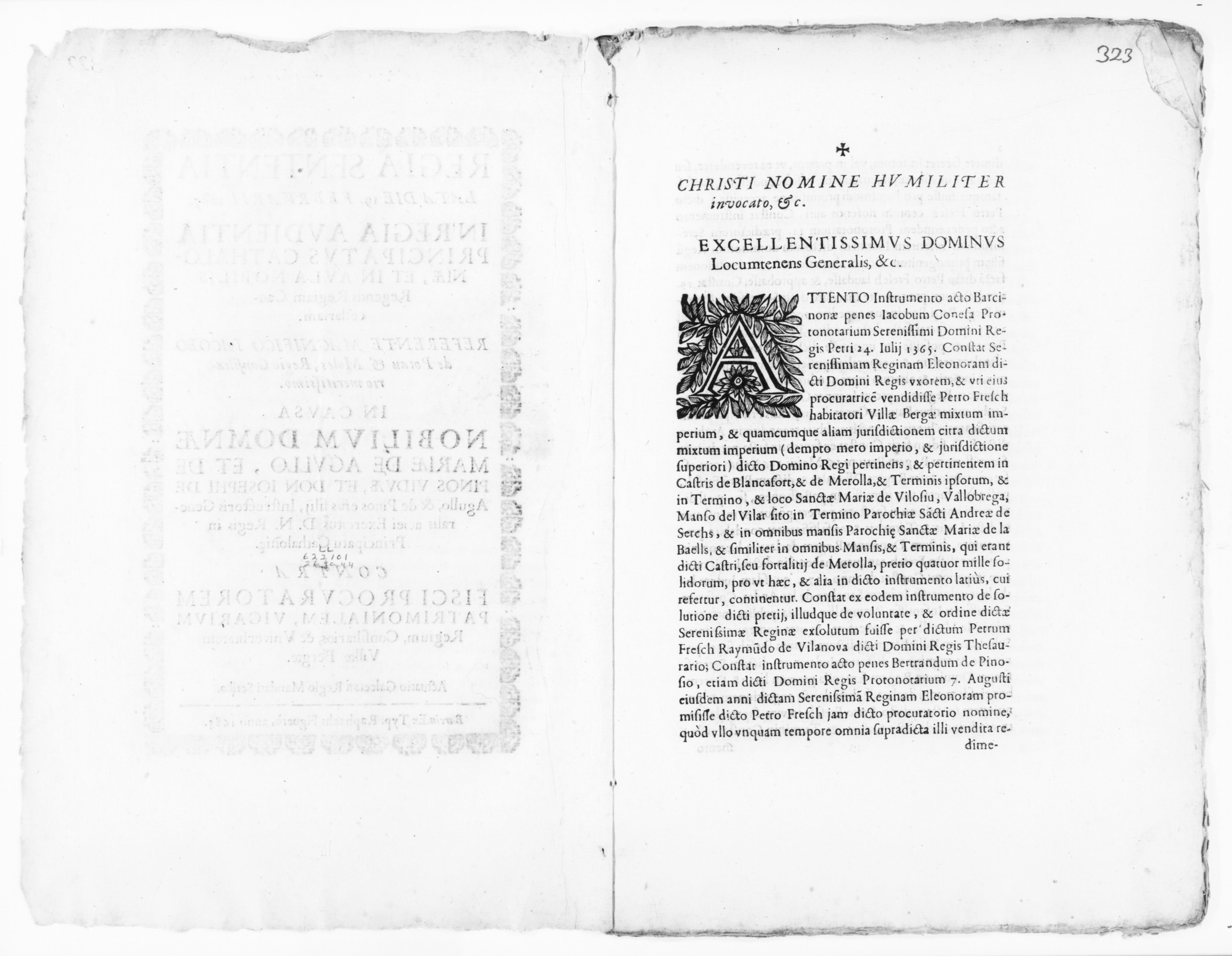 Scanned image of the current content page