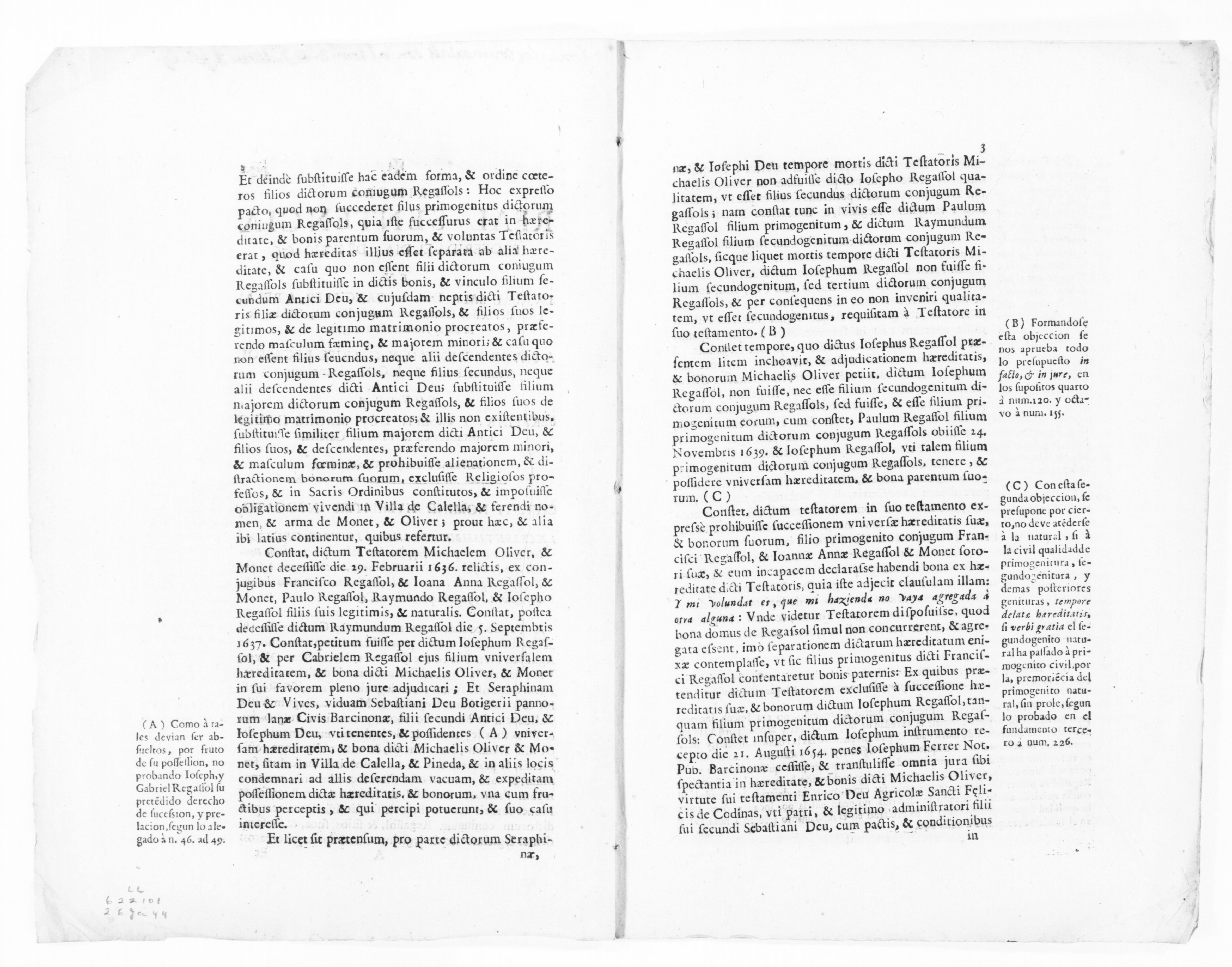 Scanned image of the current content page