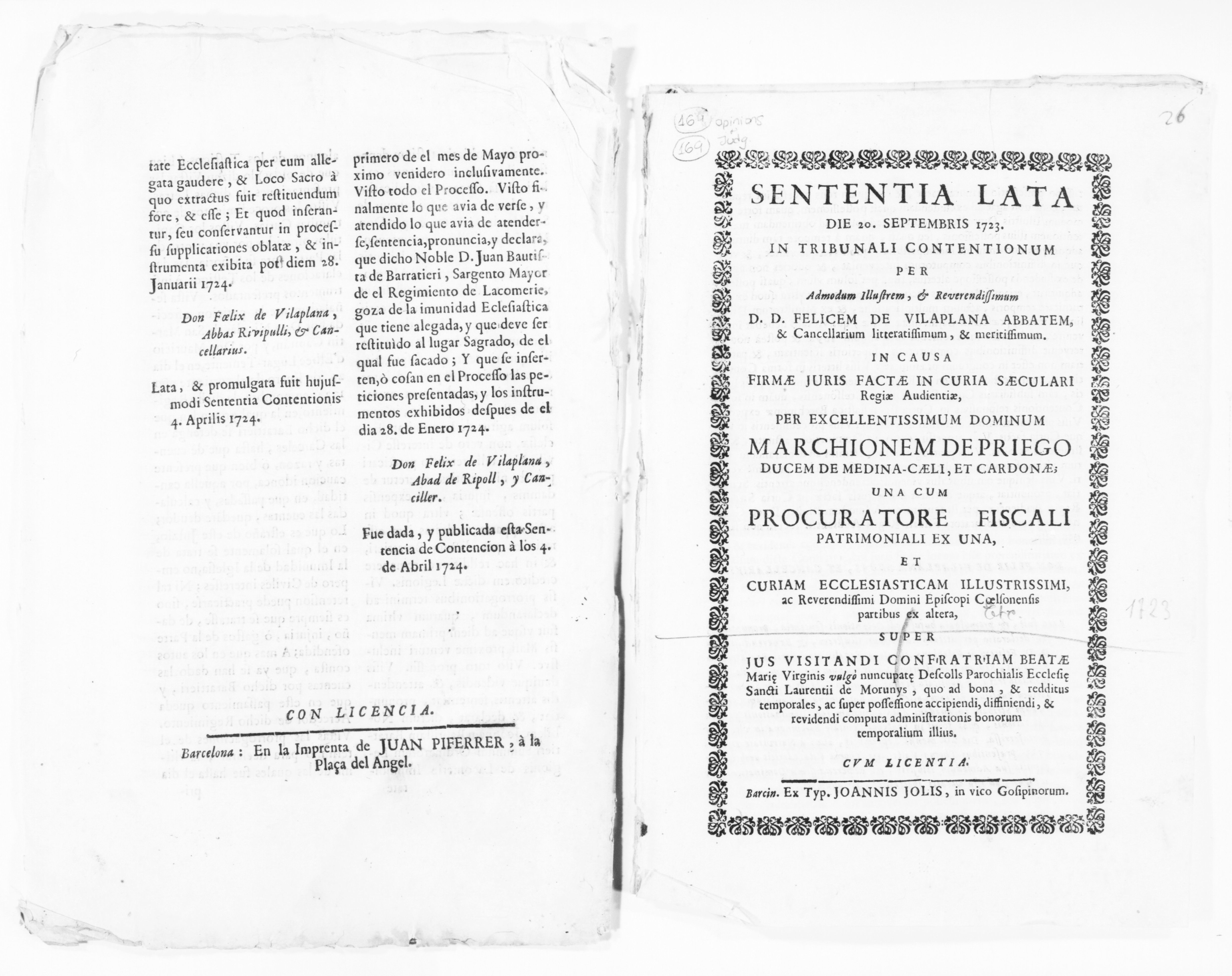 Scanned image of the current content page