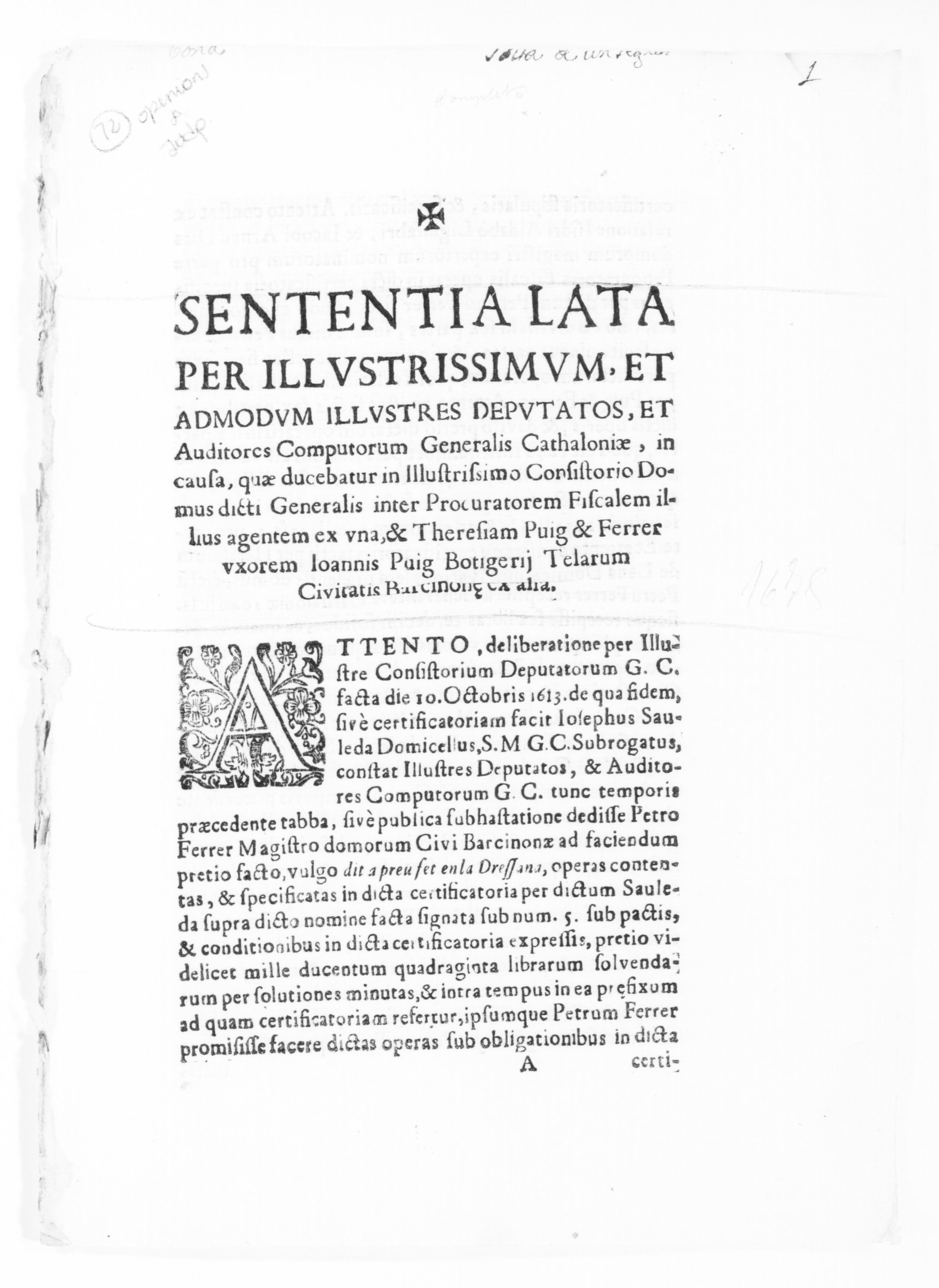 Scanned image of the current content page