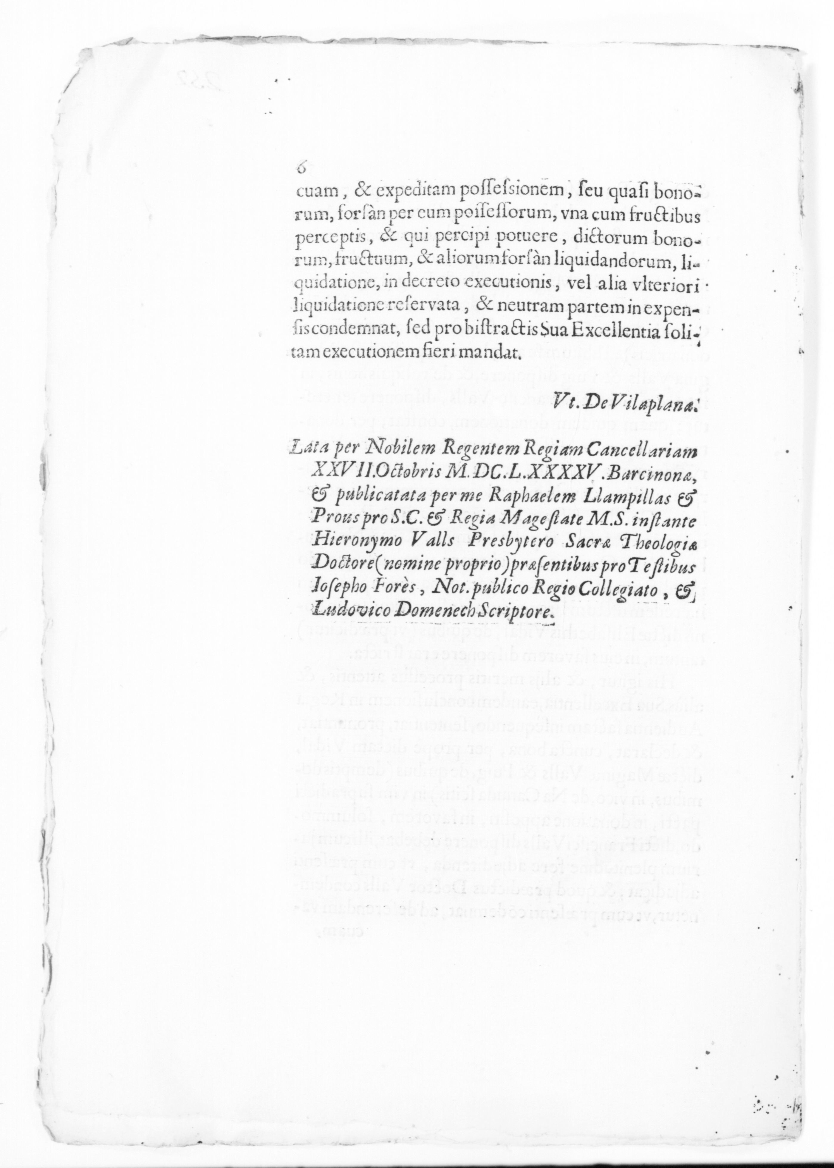 Scanned image of the current content page