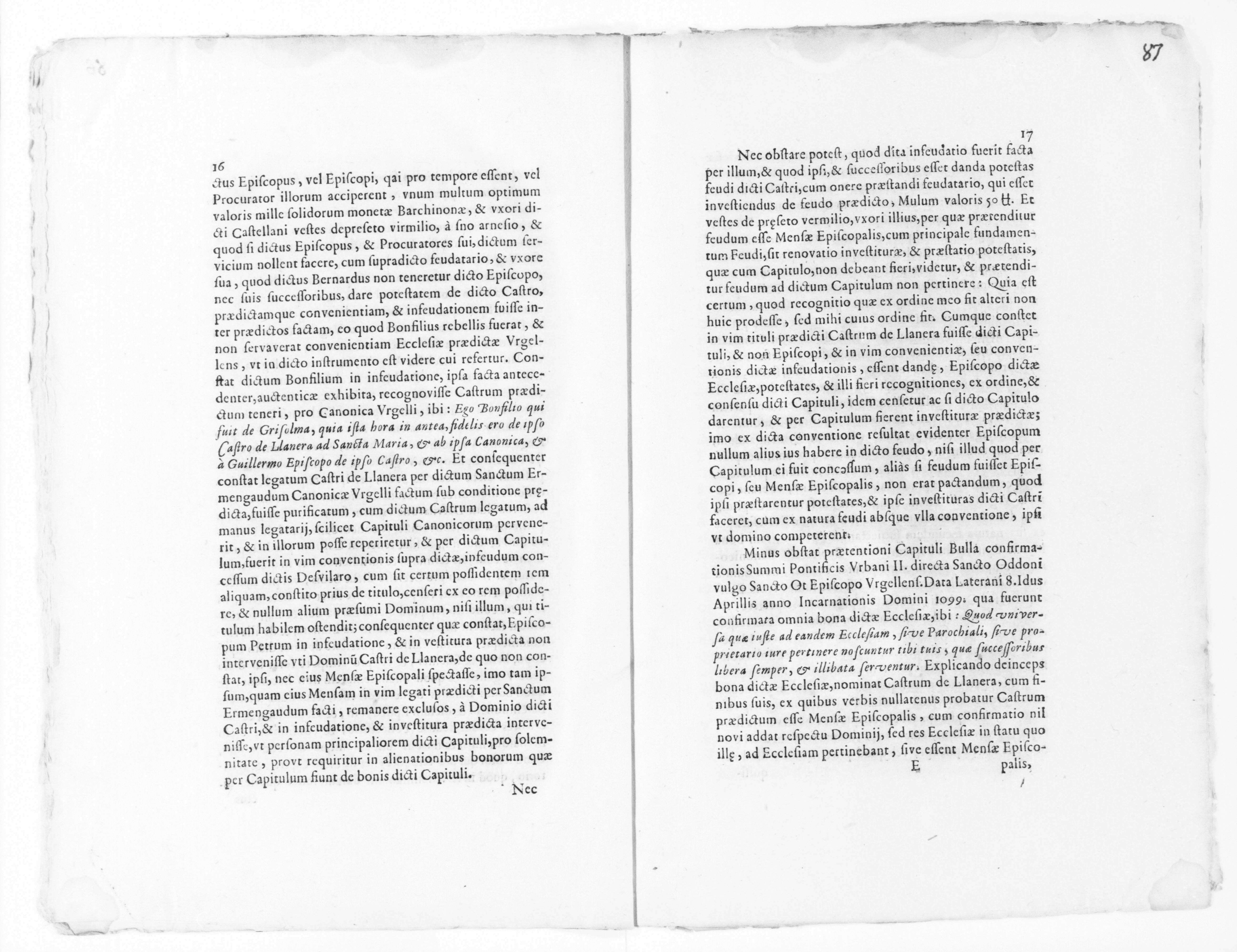 Scanned image of the current content page