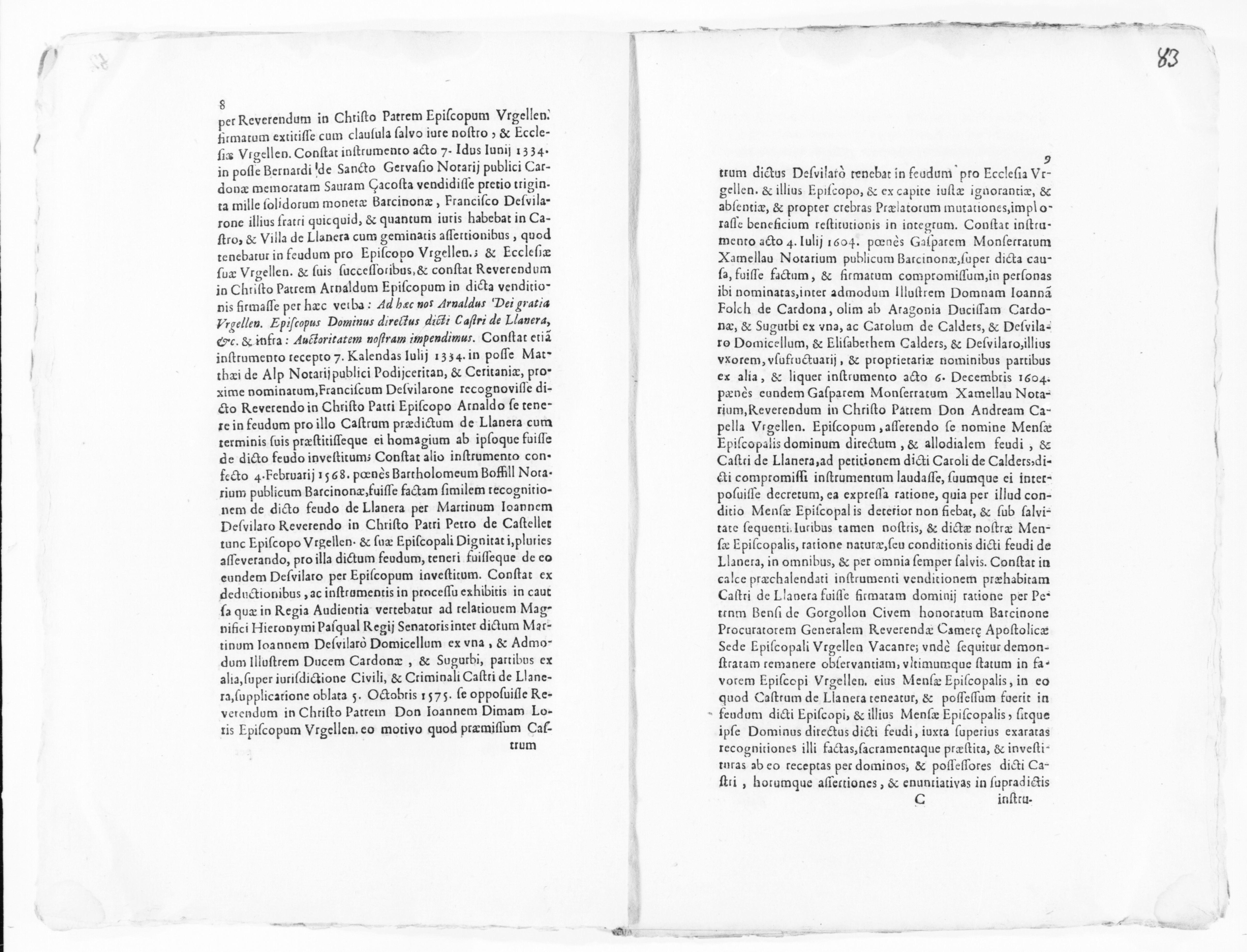 Scanned image of the current content page