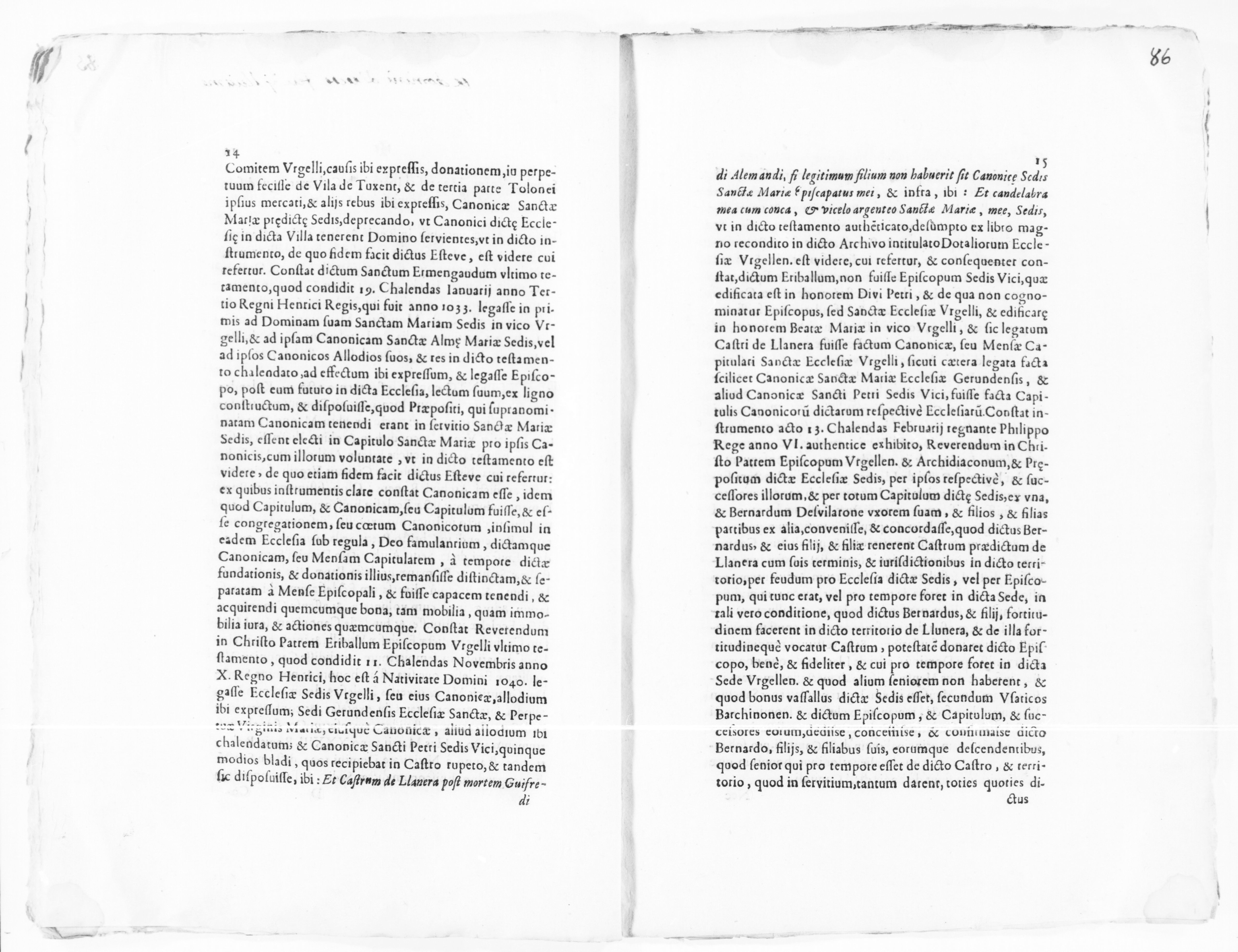 Scanned image of the current content page