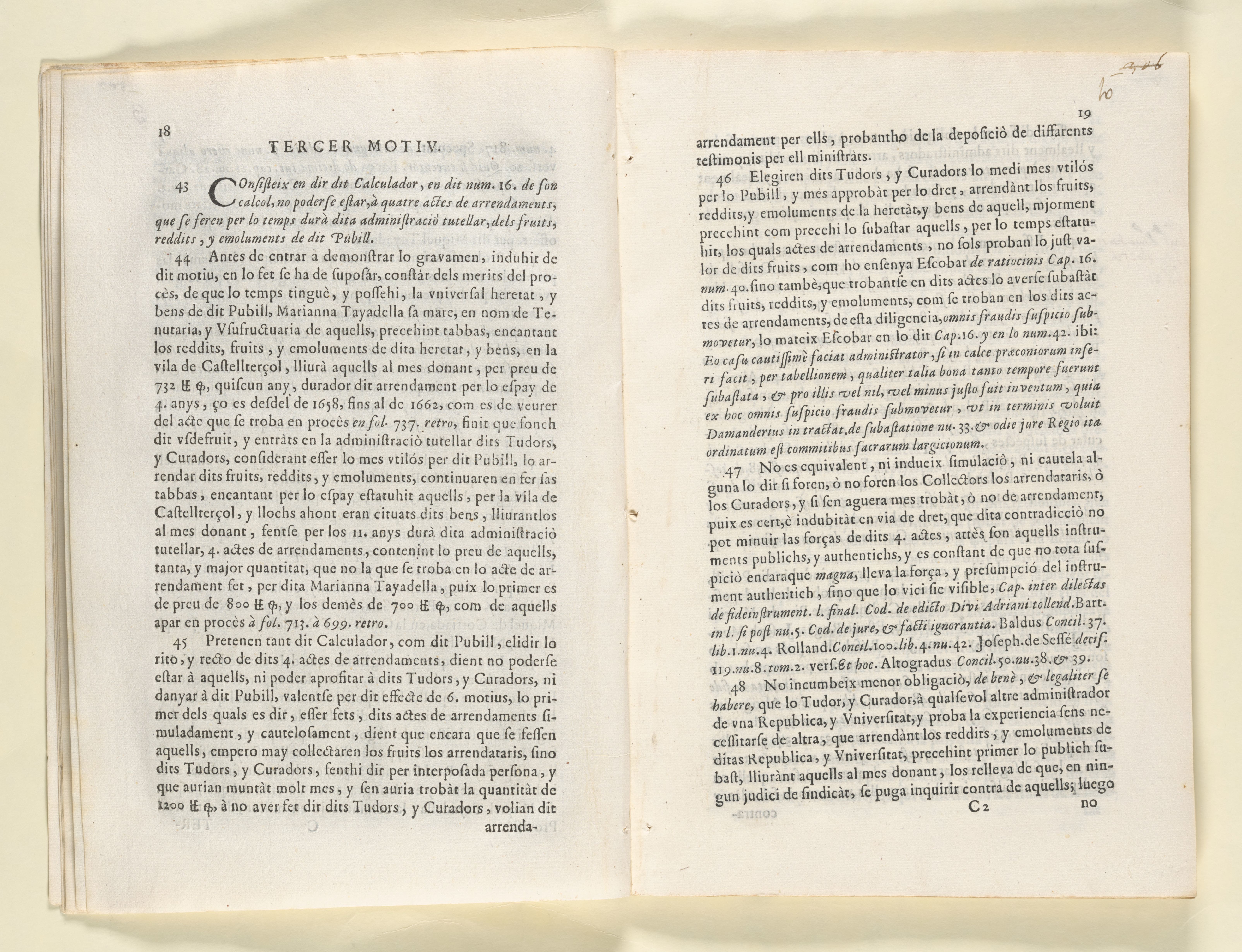 Scanned image of the current content page