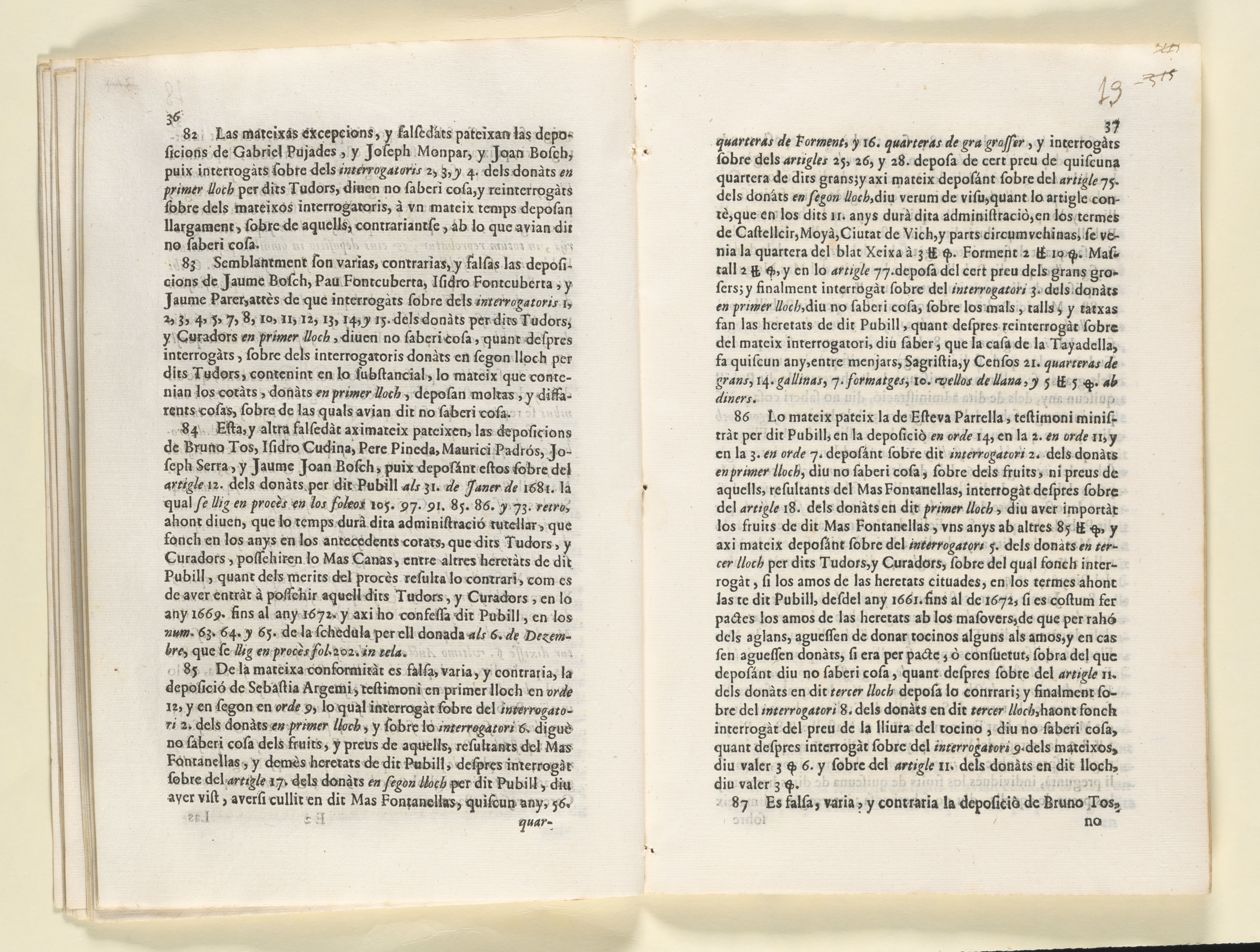 Scanned image of the current content page