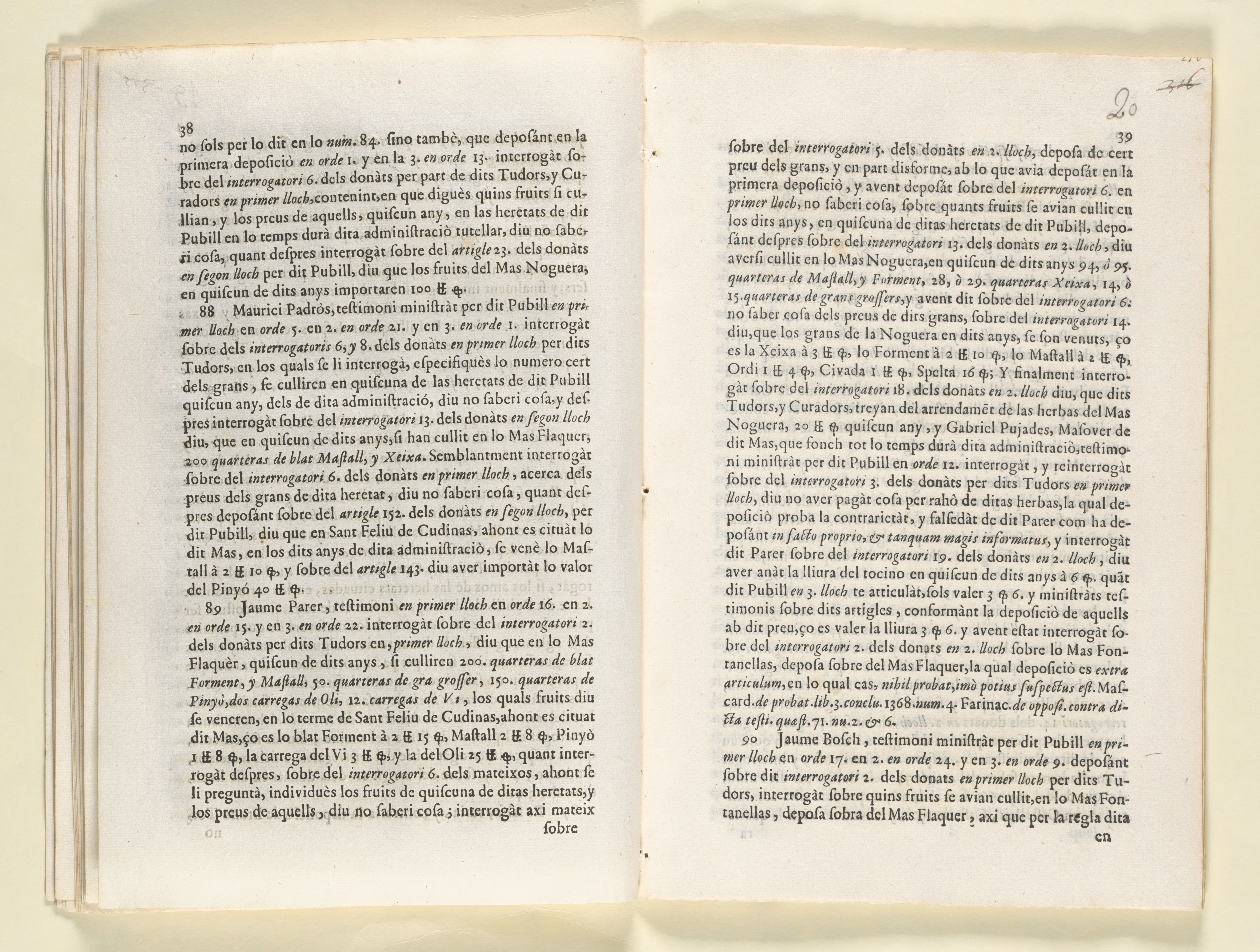 Scanned image of the current content page