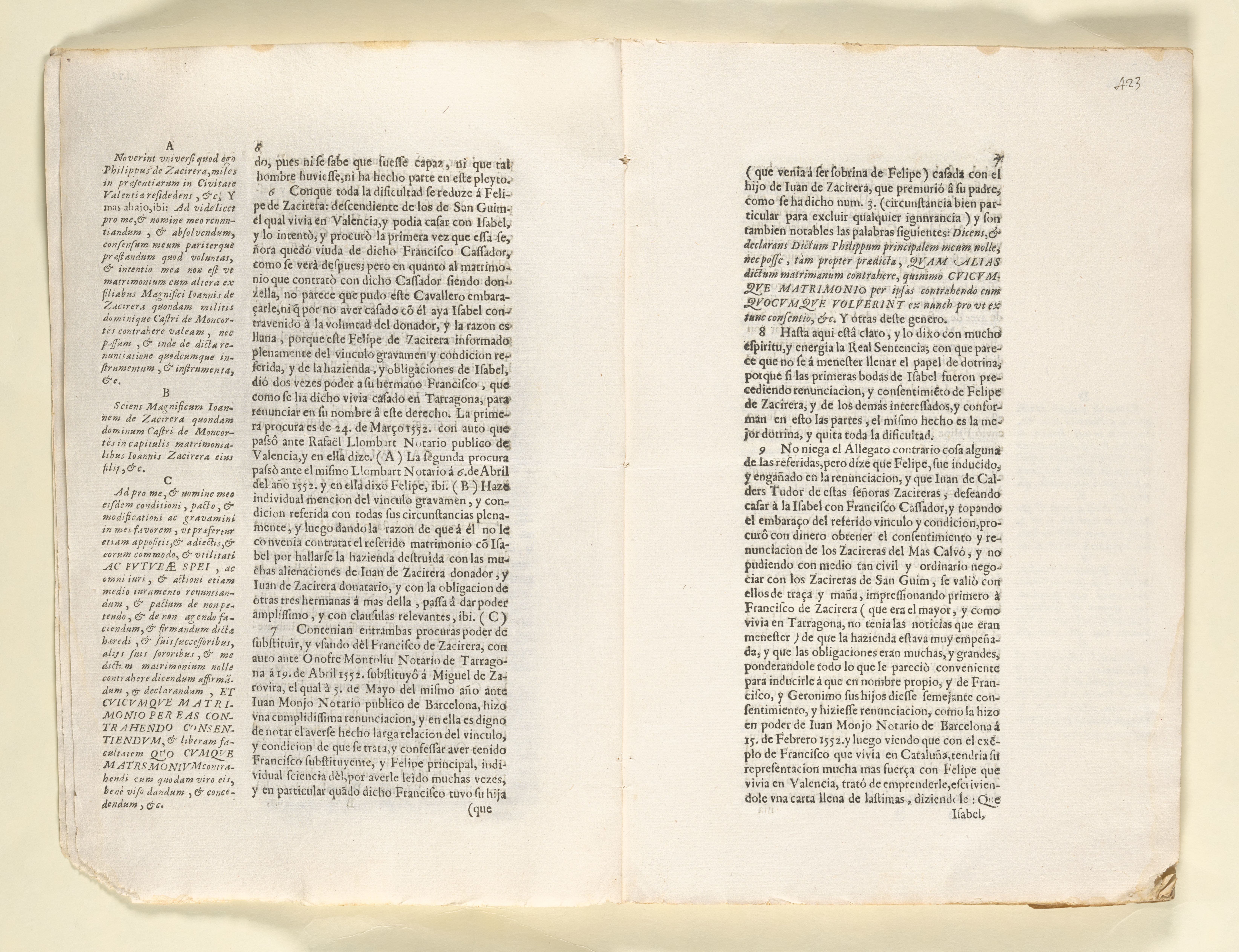 Scanned image of the current content page