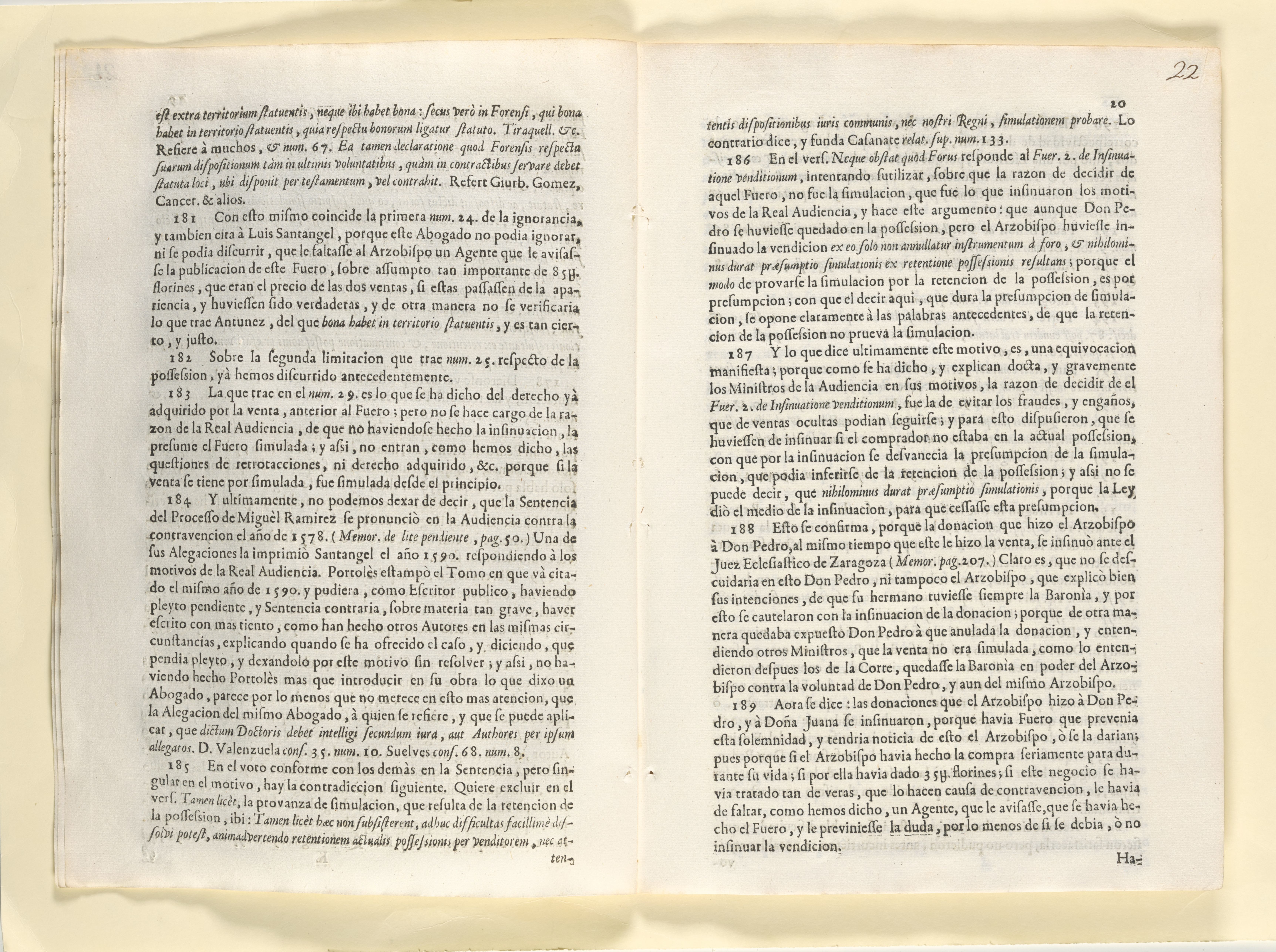 Scanned image of the current content page