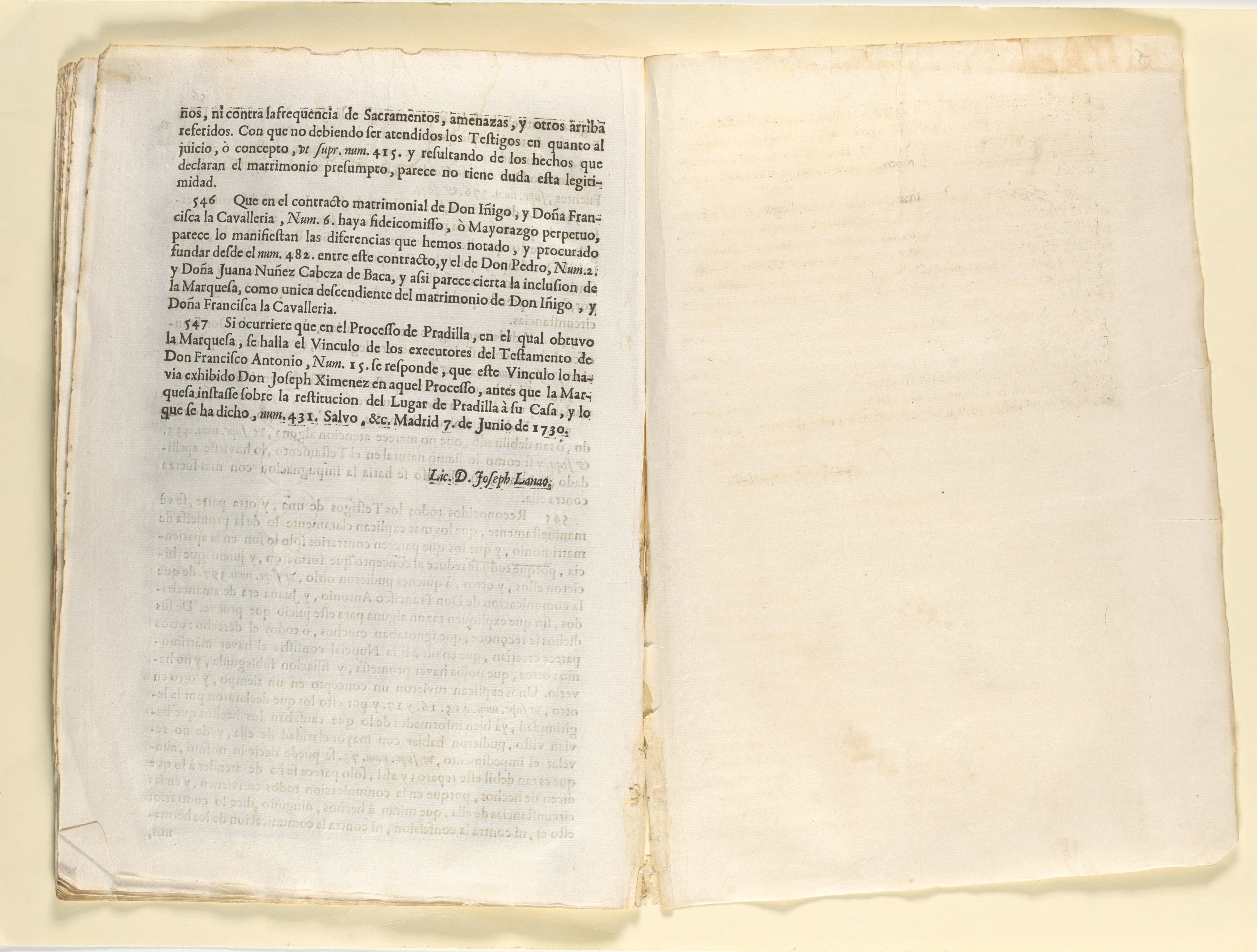 Scanned image of the current content page