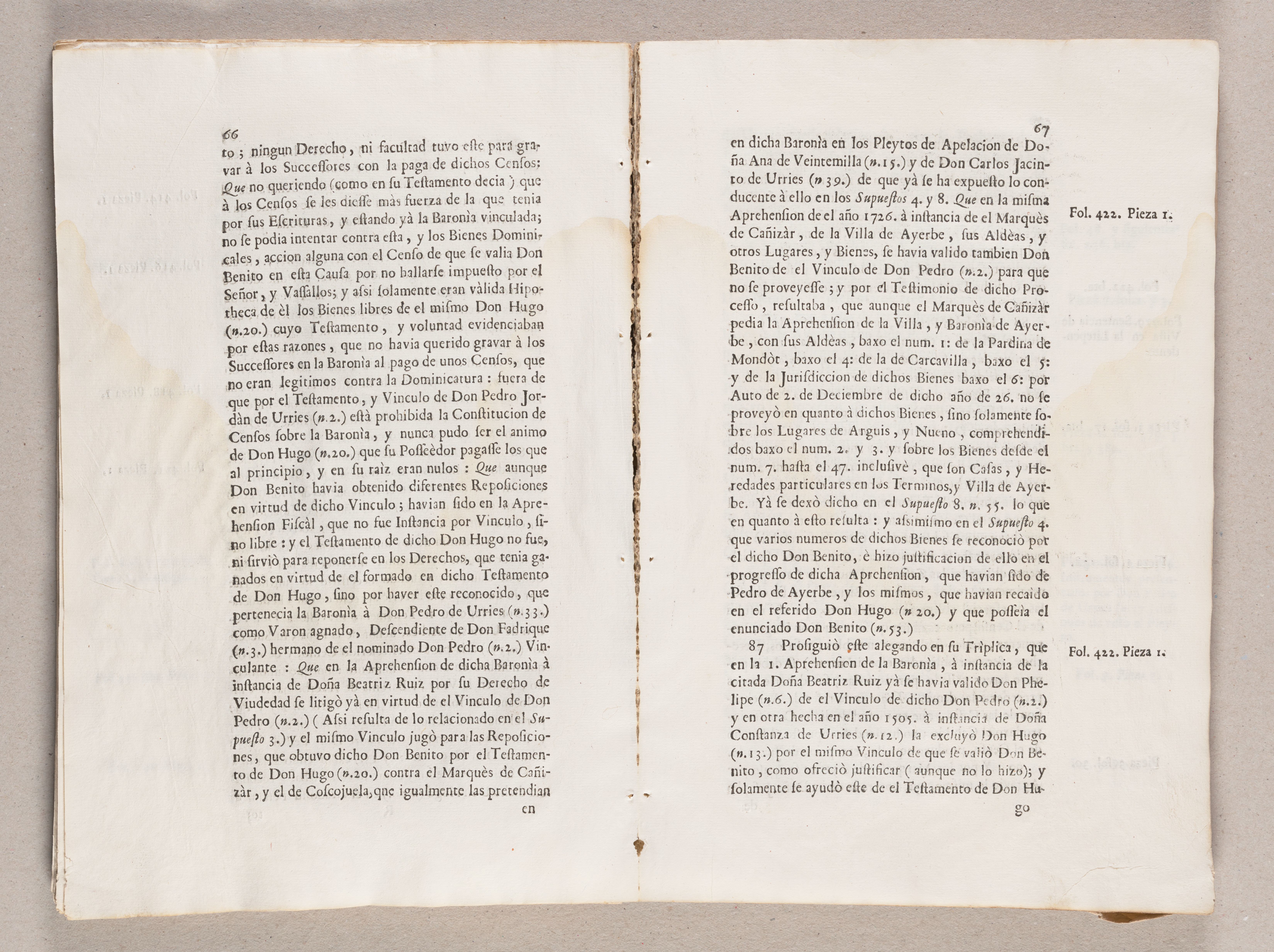 Scanned image of the current content page