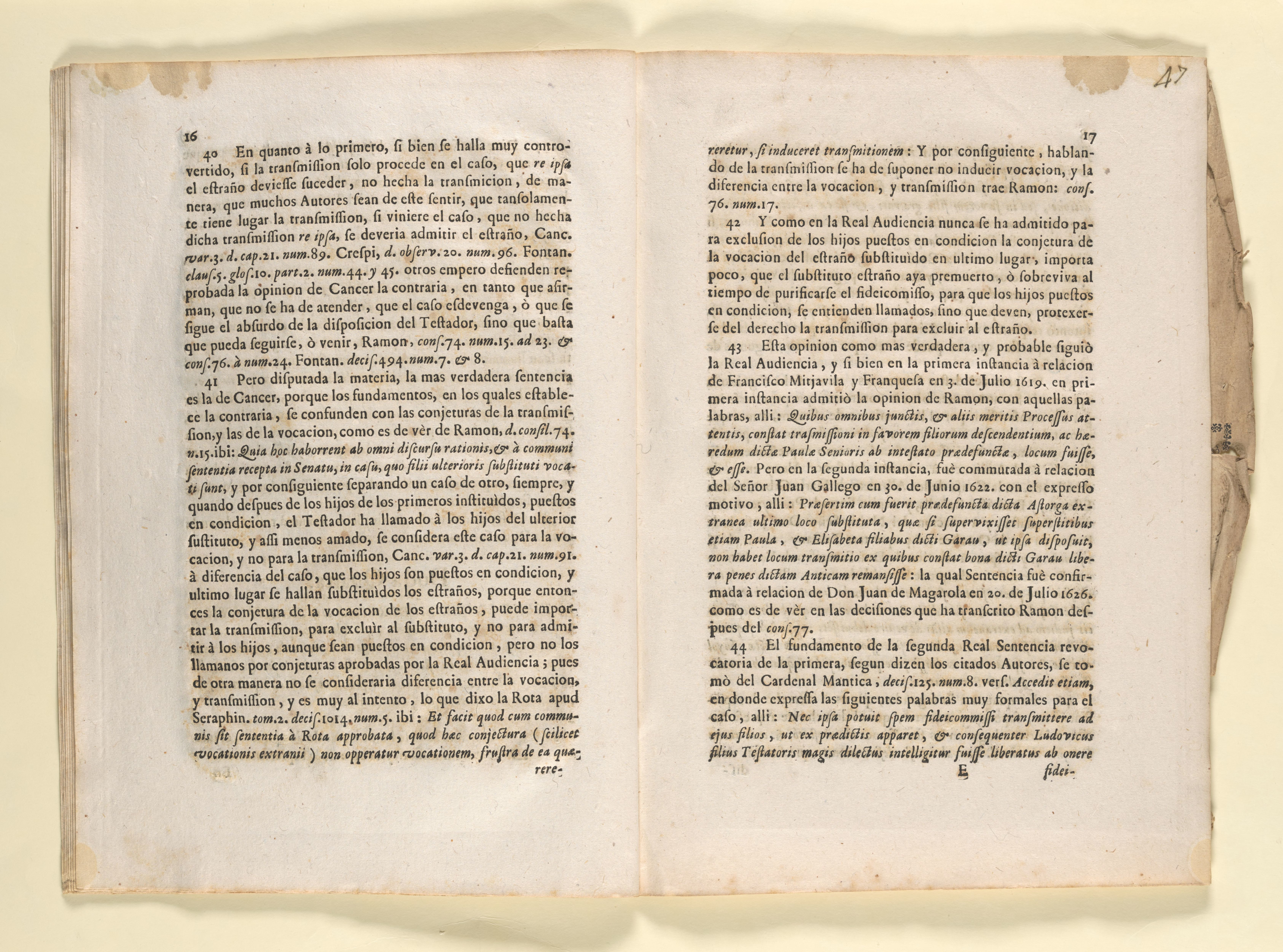 Scanned image of the current content page
