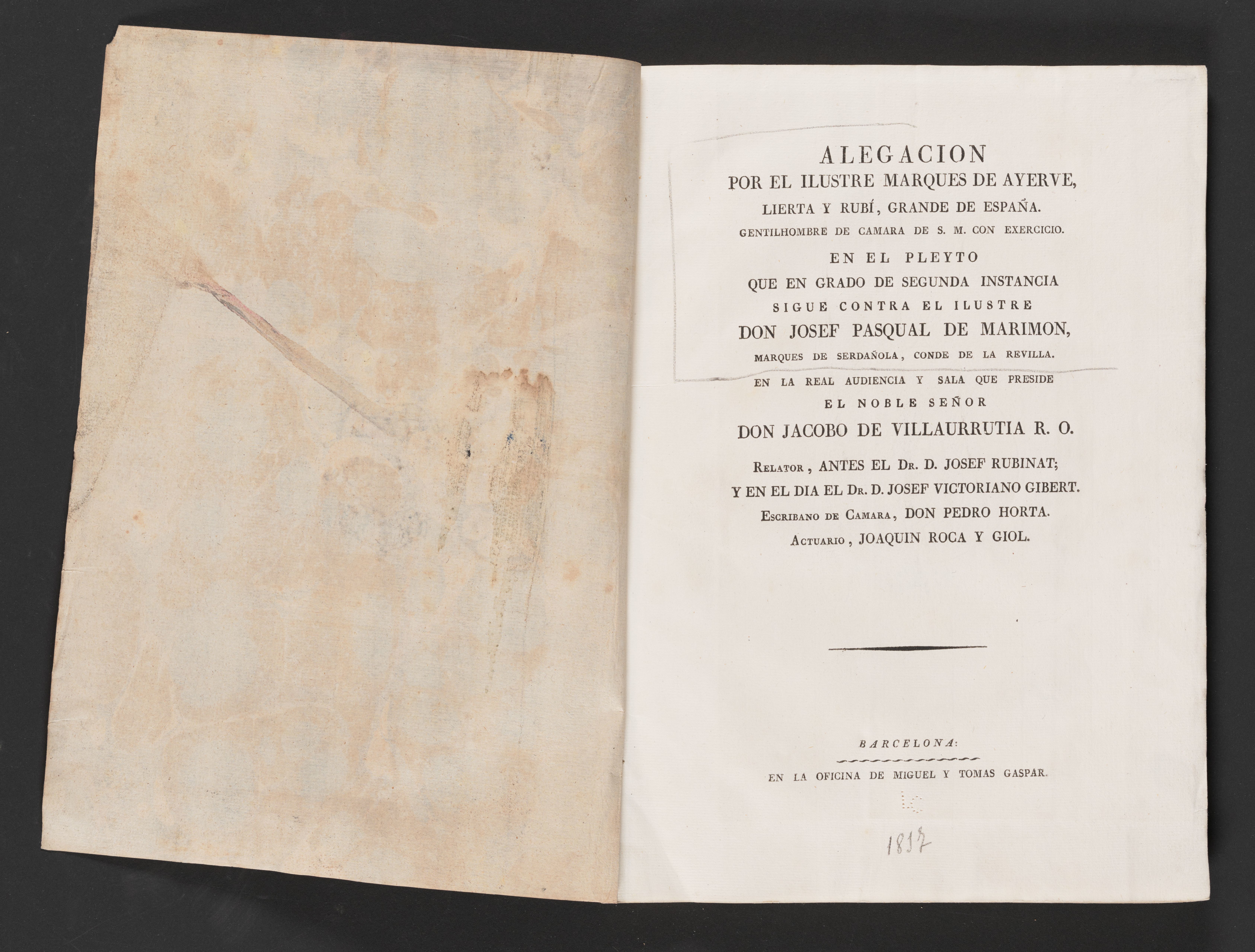 Scanned image of the current content page