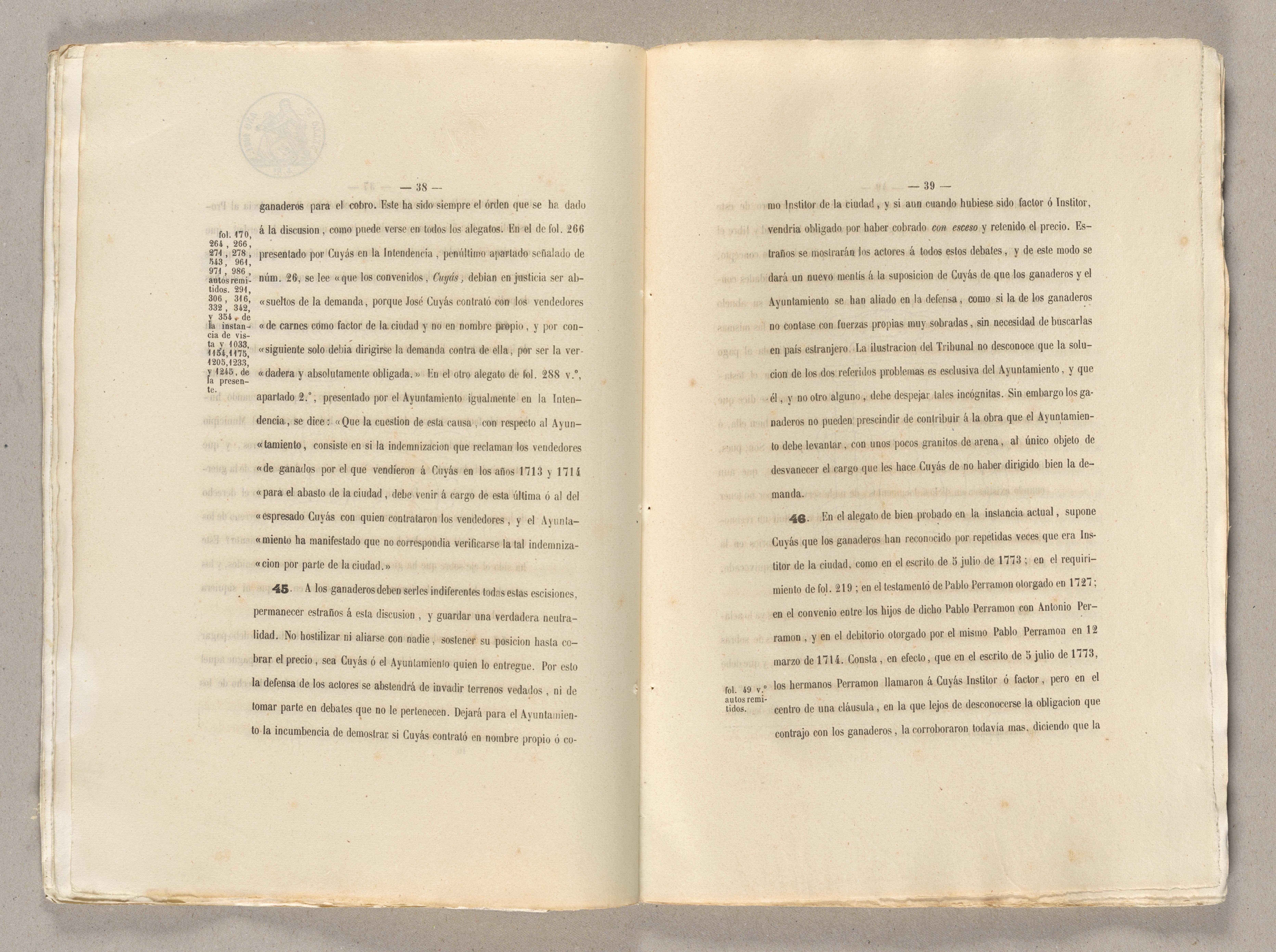 Scanned image of the current content page