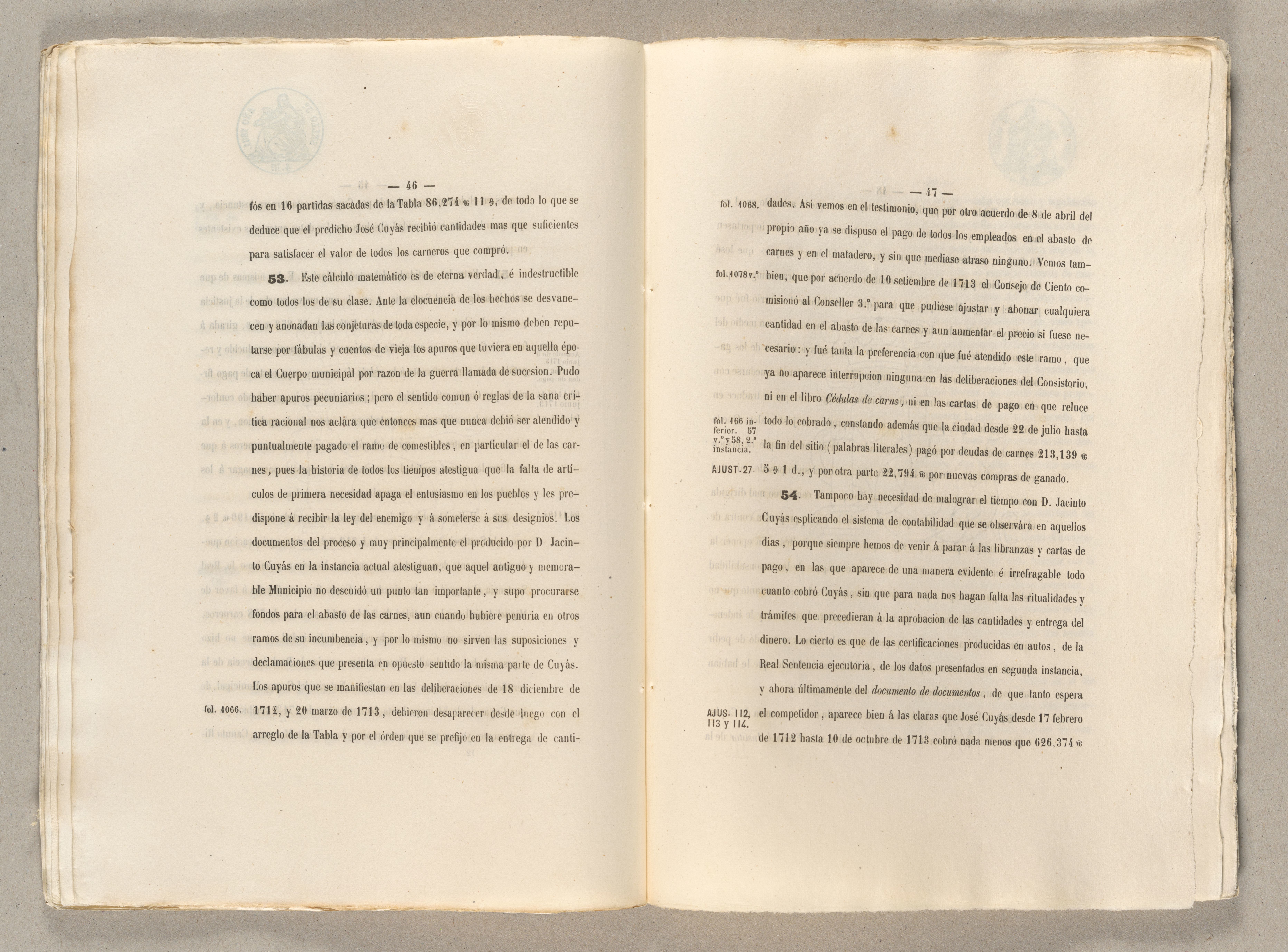 Scanned image of the current content page