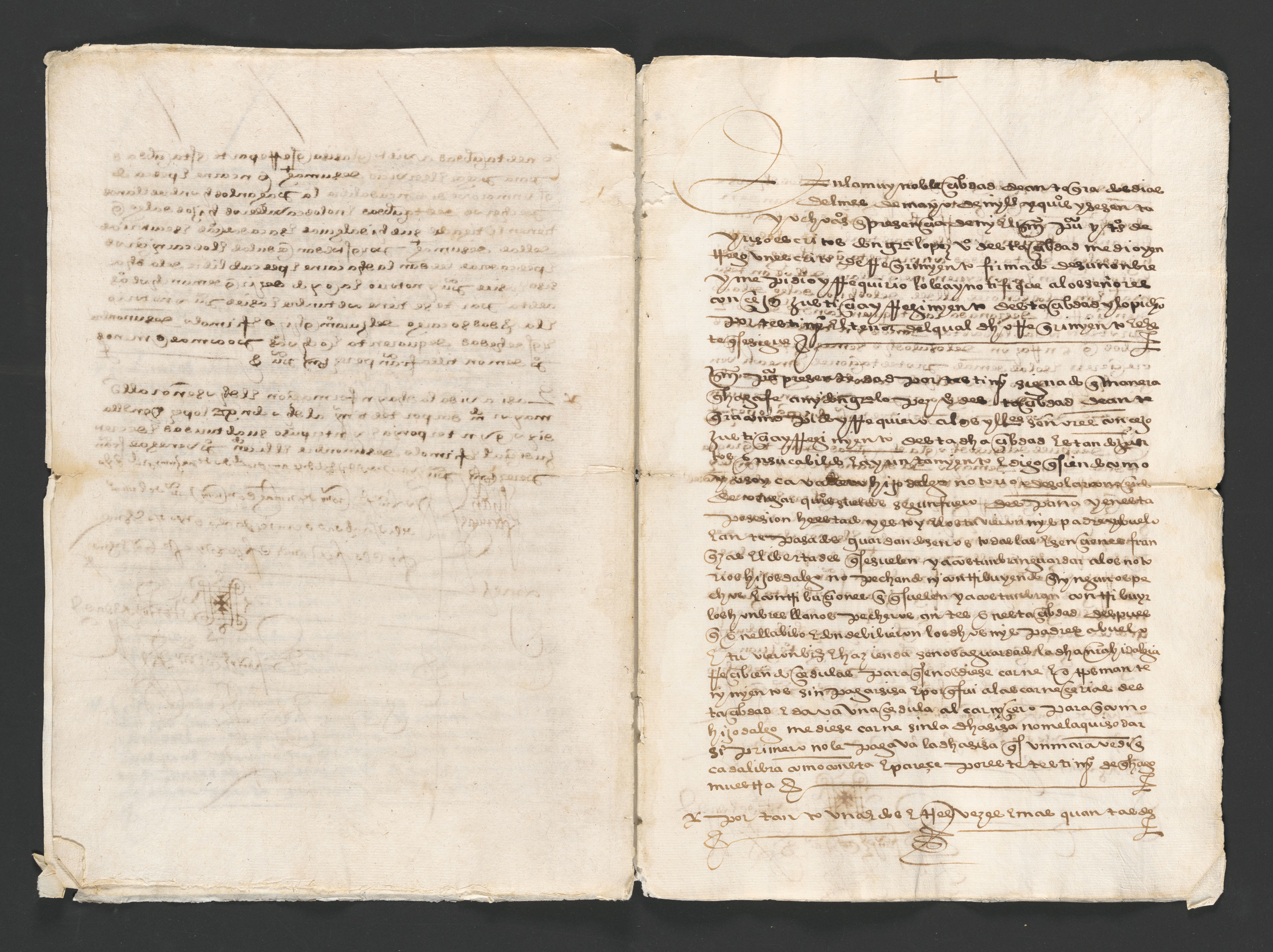 Scanned image of the current content page