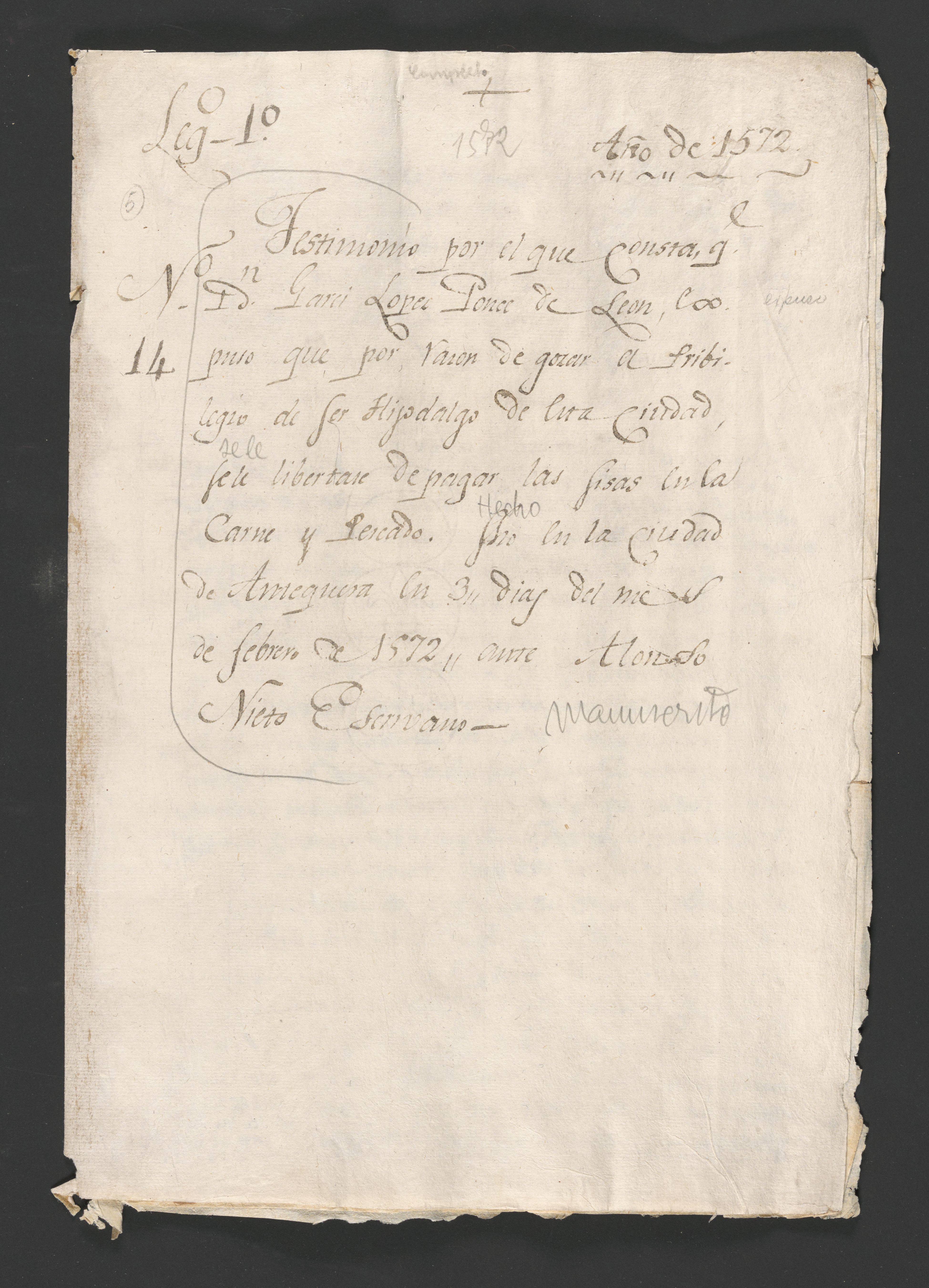 Scanned image of the current content page