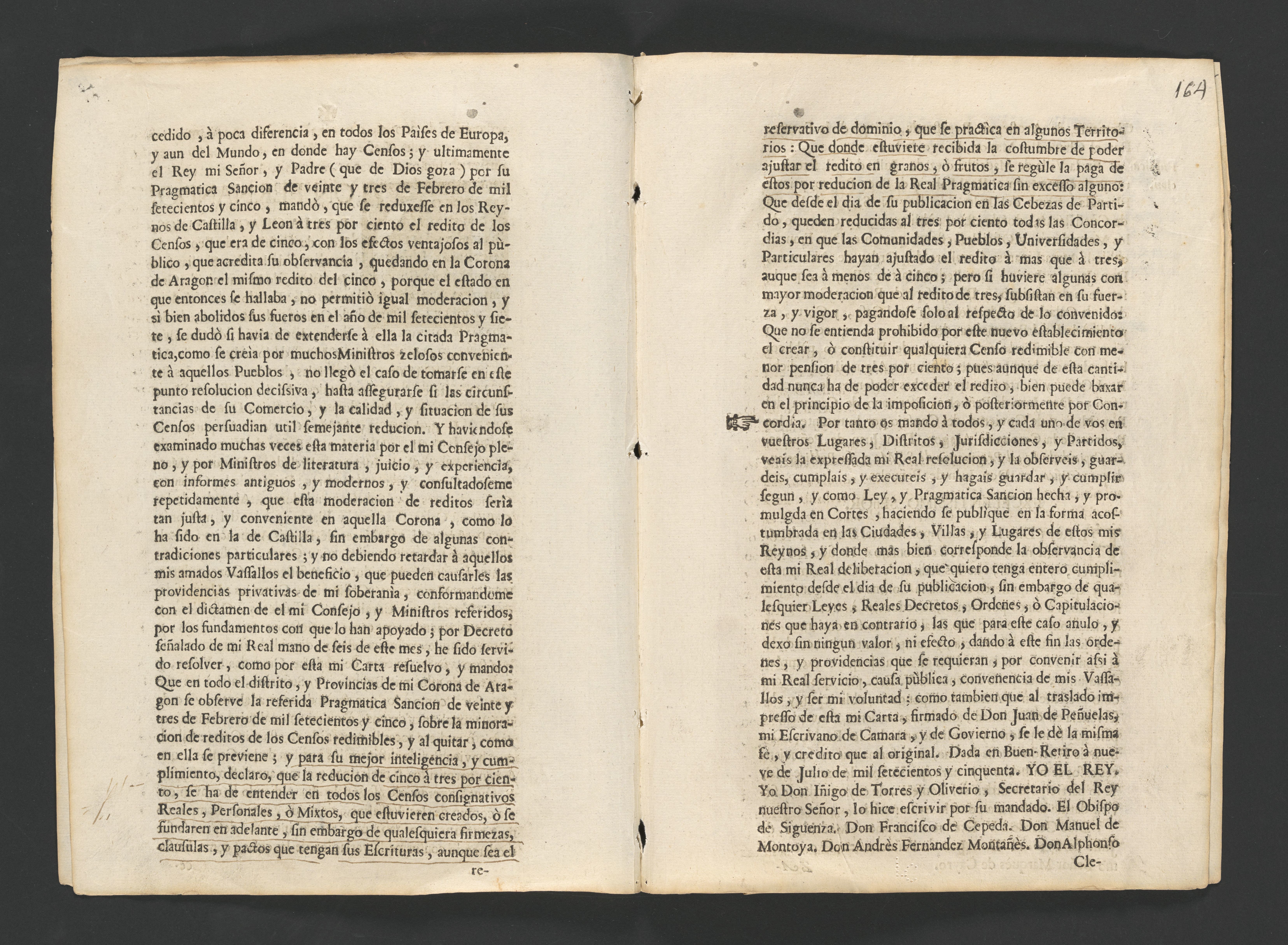 Scanned image of the current content page