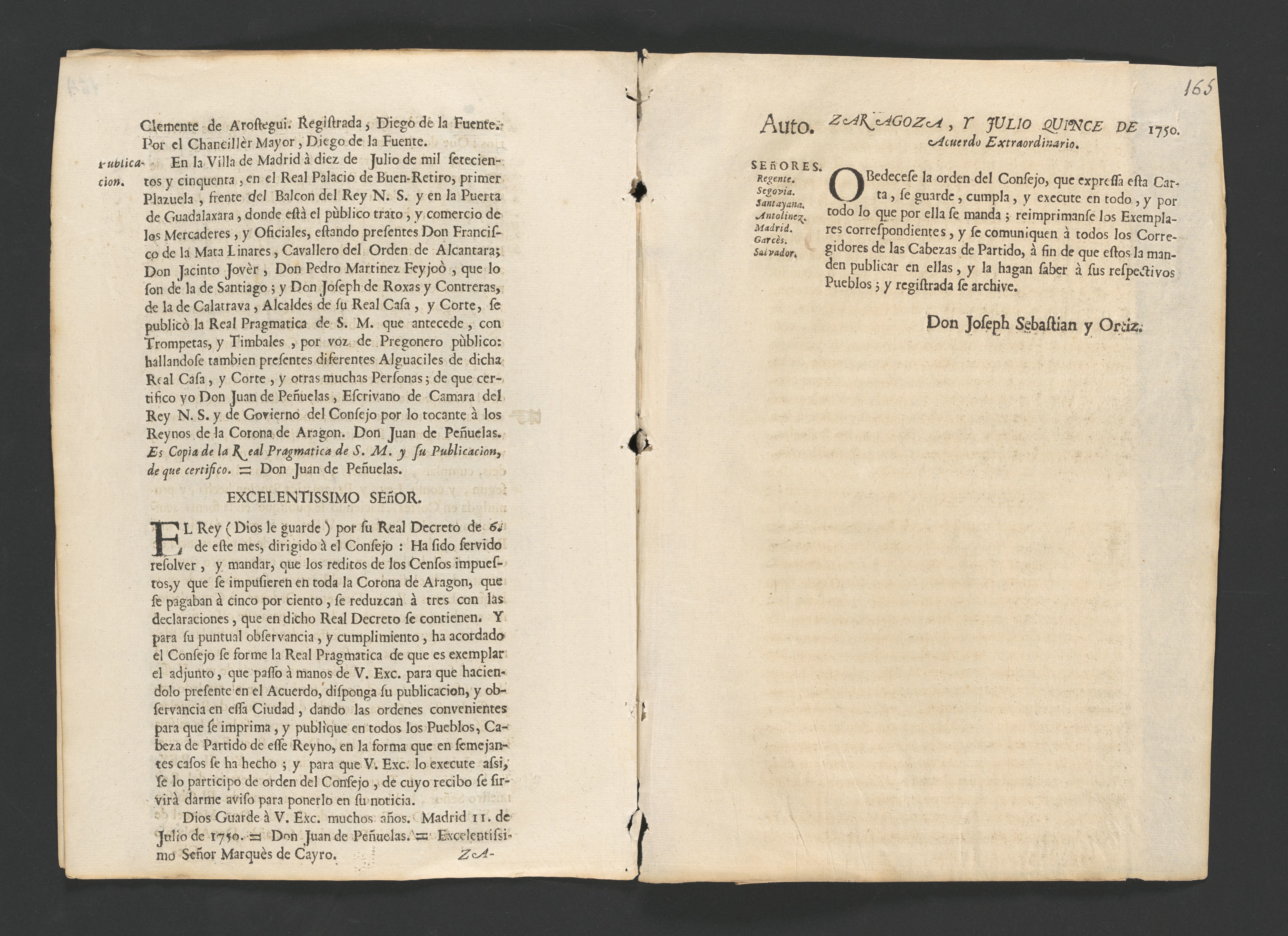 Scanned image of the current content page