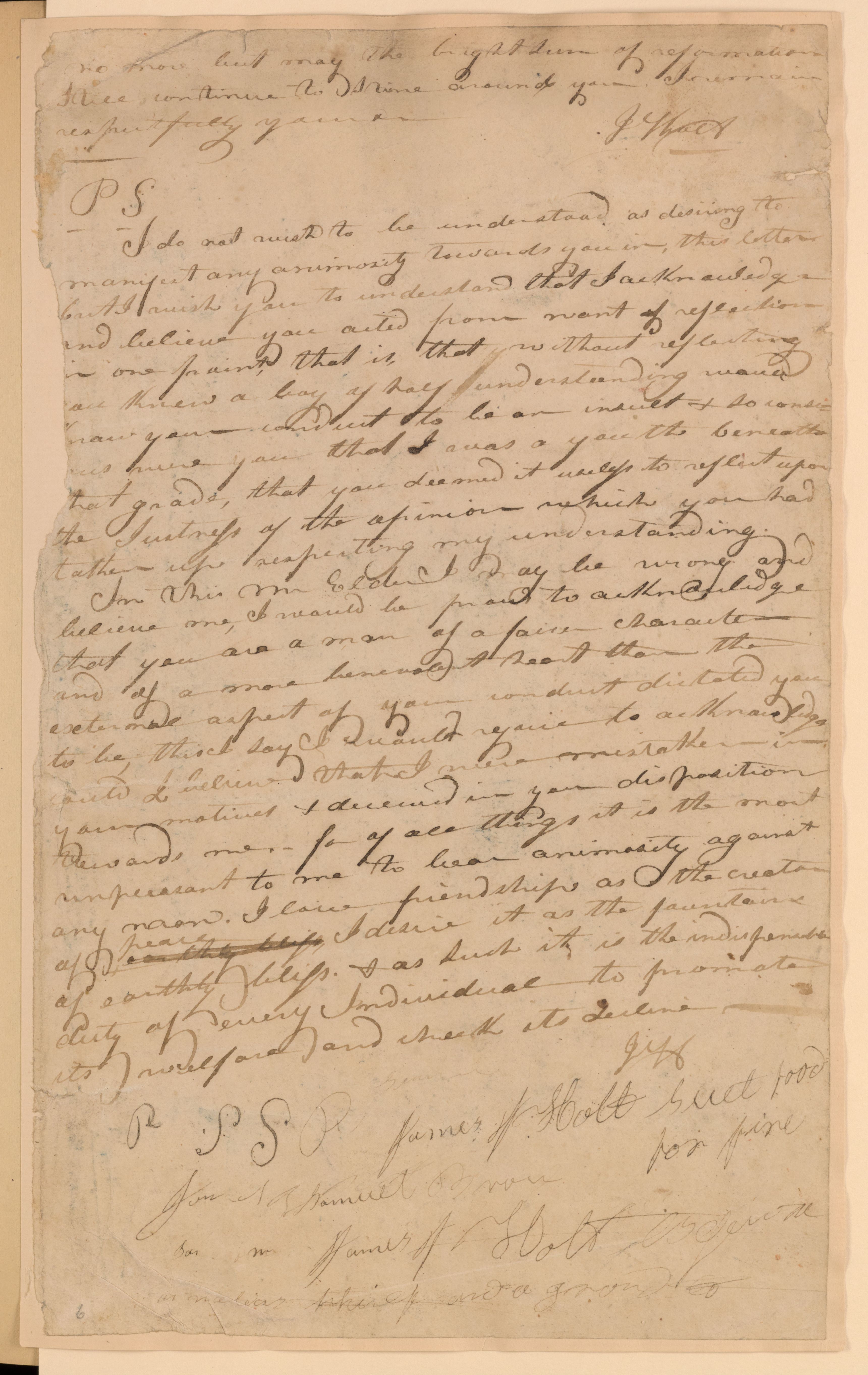 Scanned image of the current content page