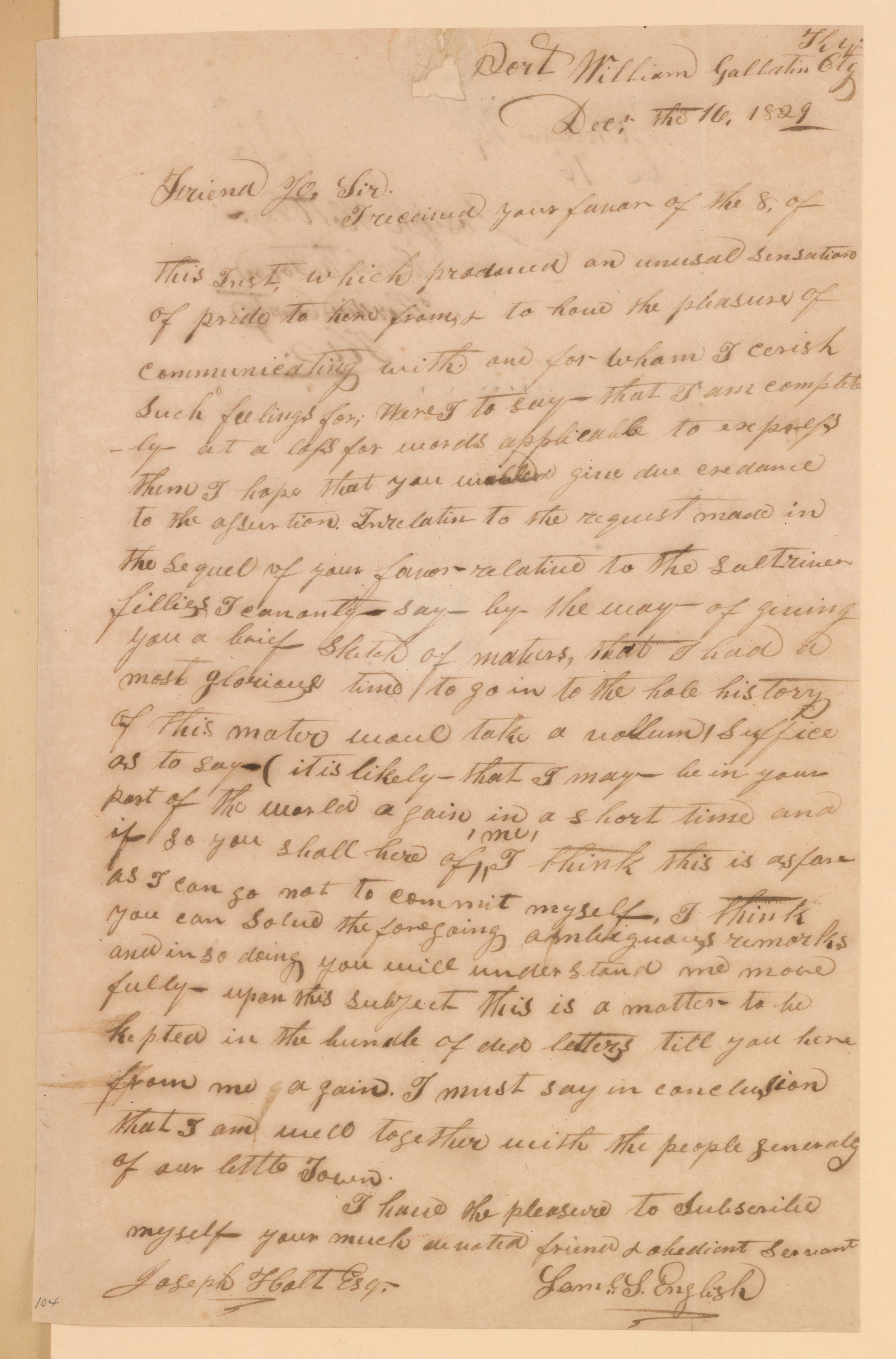 Scanned image of the current content page