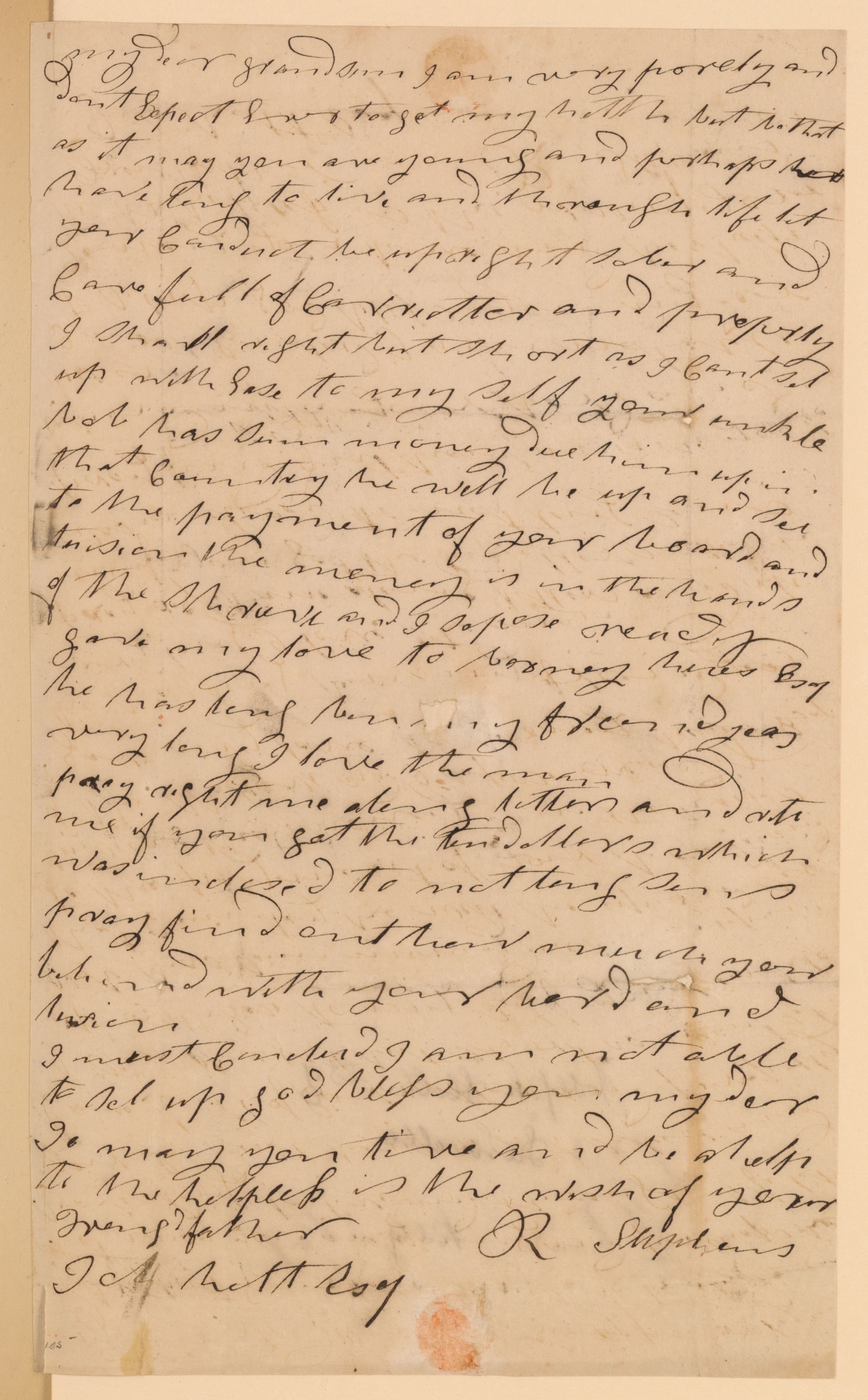 Scanned image of the current content page