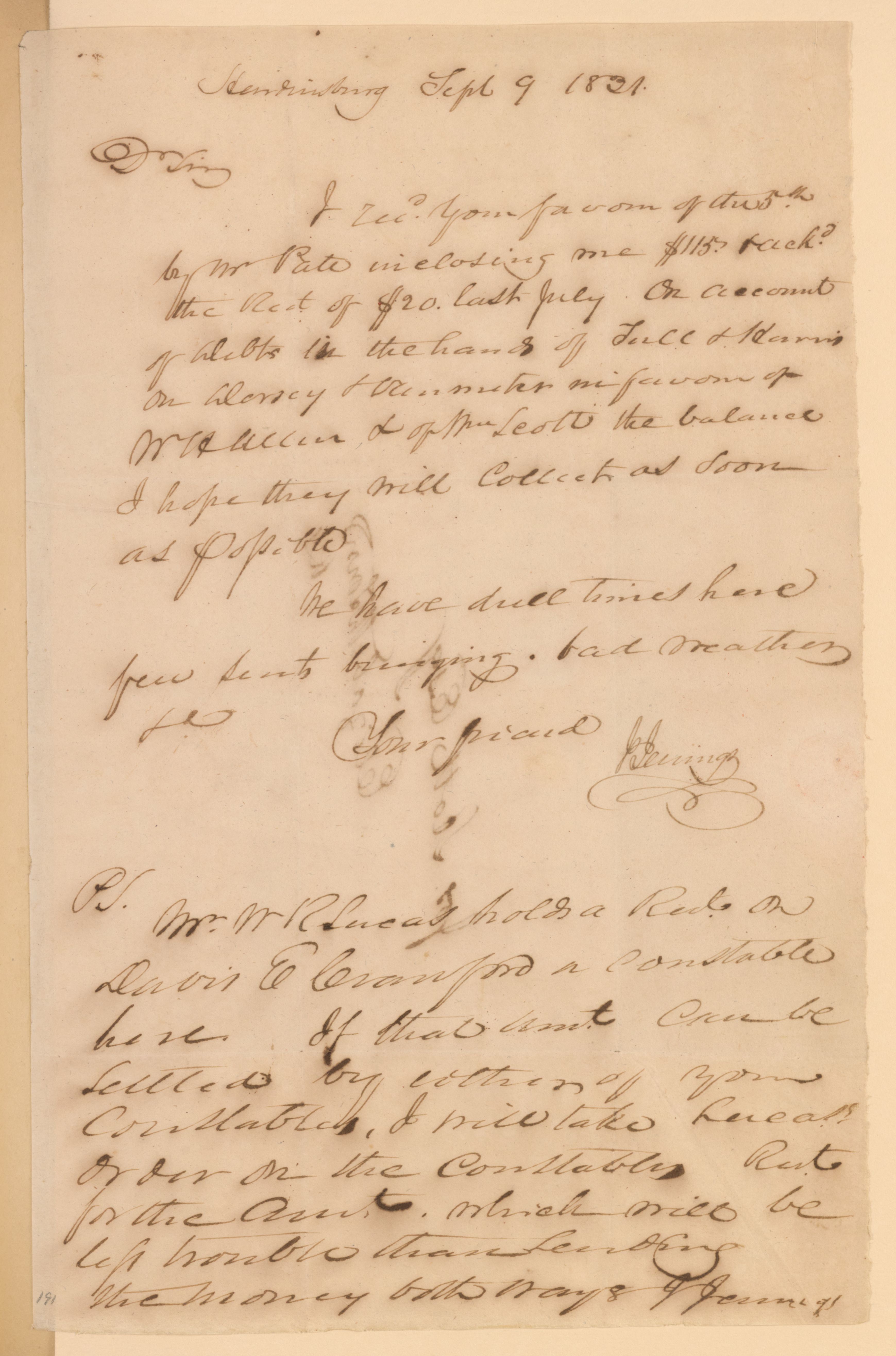 Scanned image of the current content page