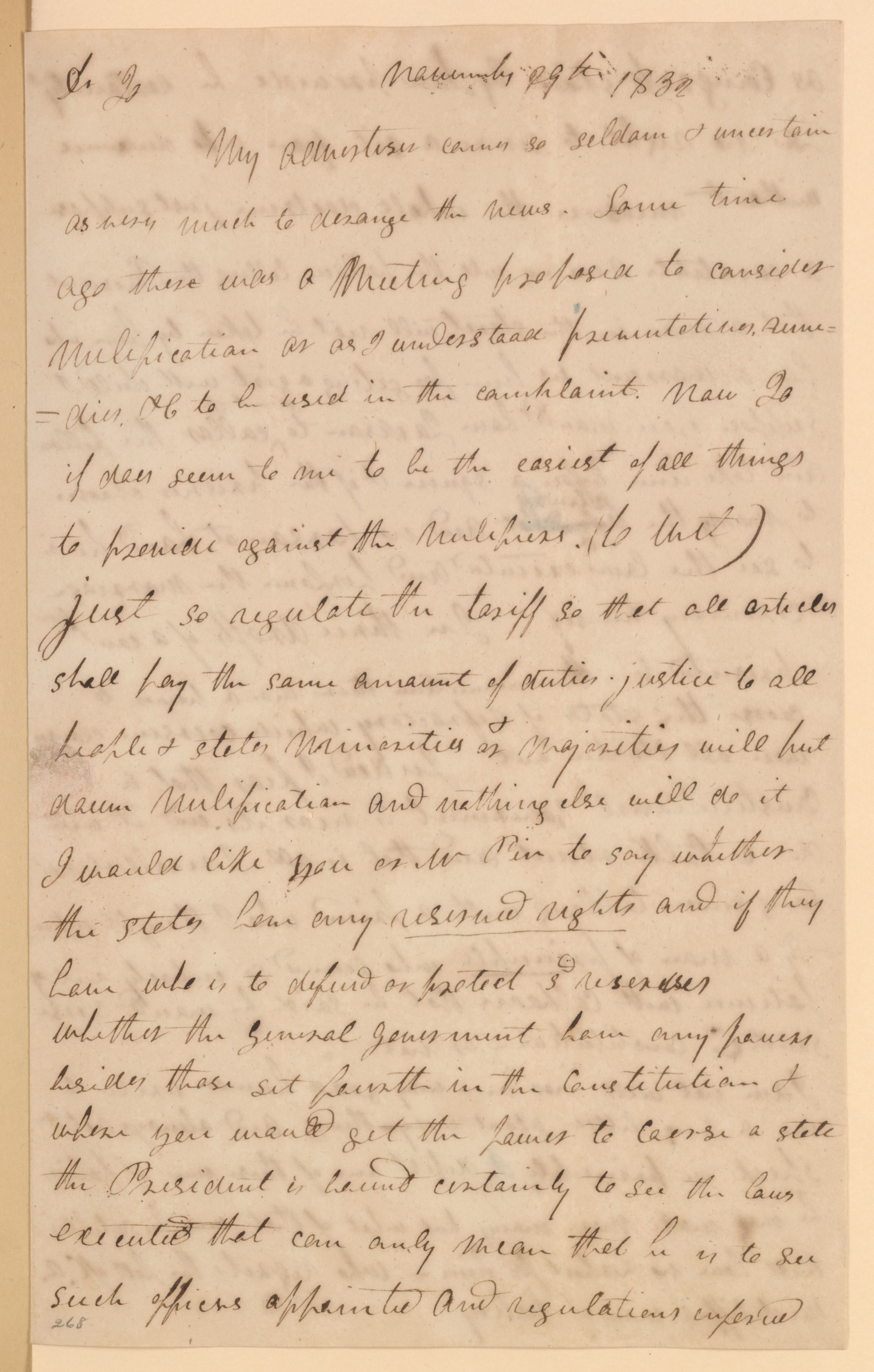 Scanned image of the current content page