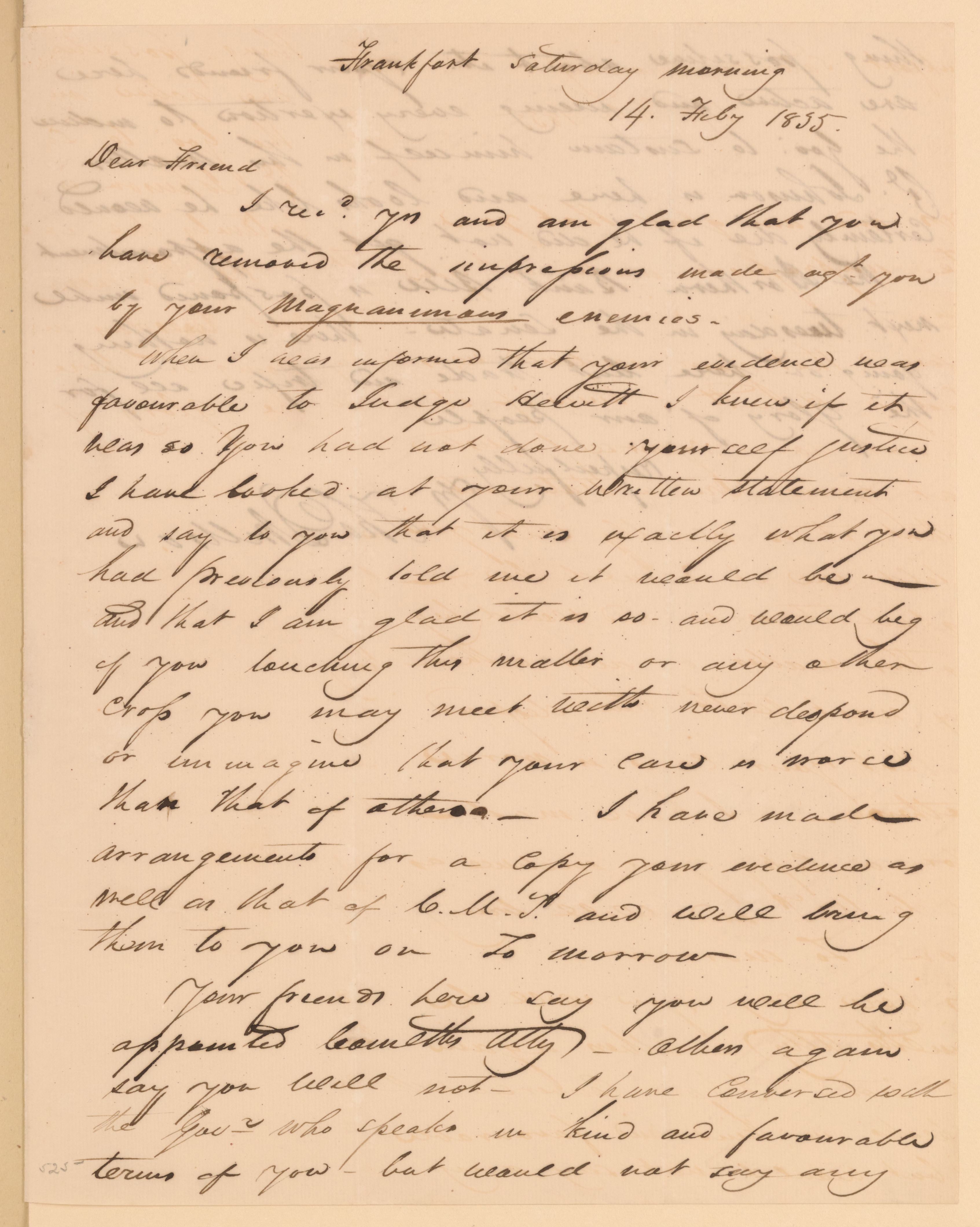 Scanned image of the current content page