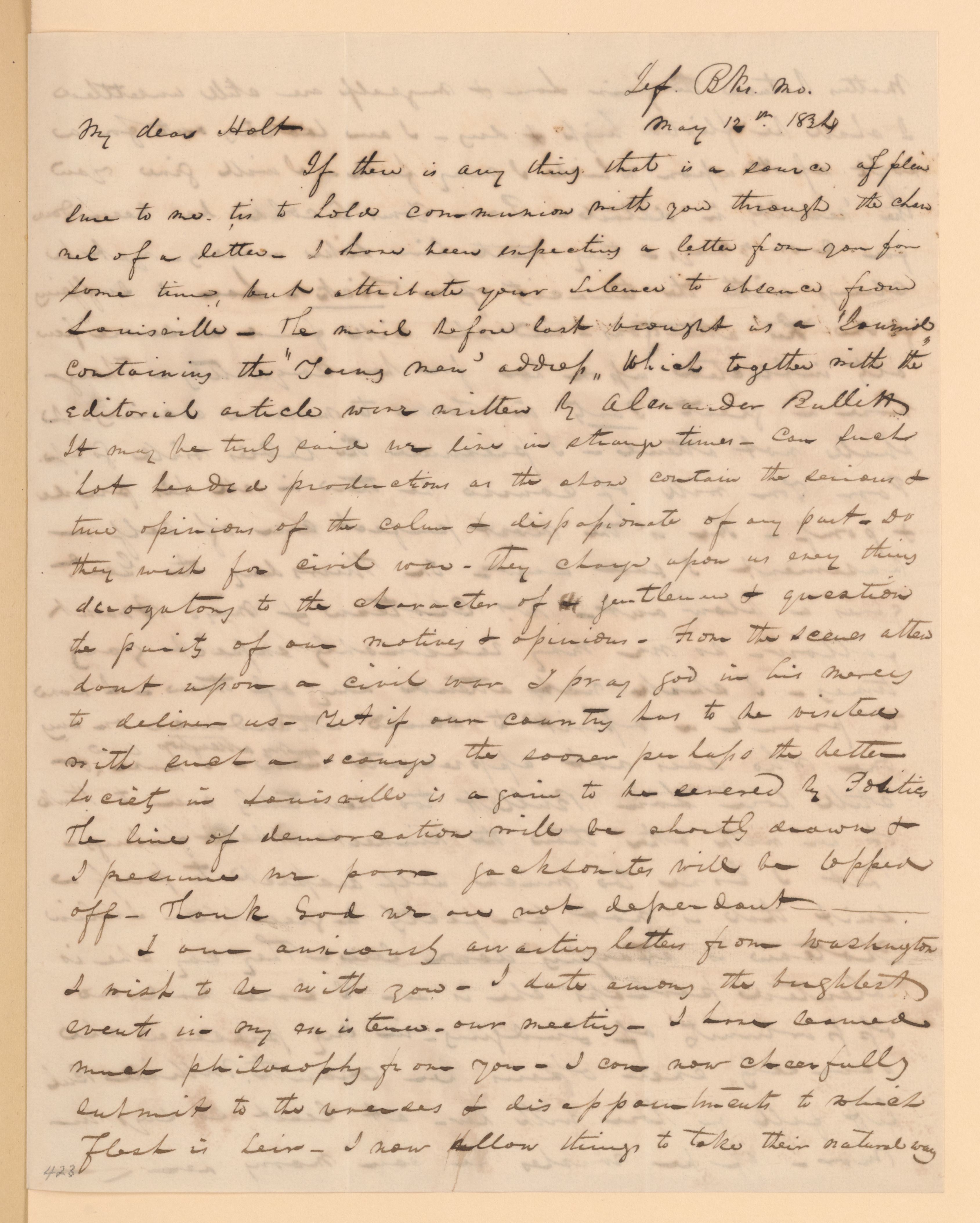 Scanned image of the current content page