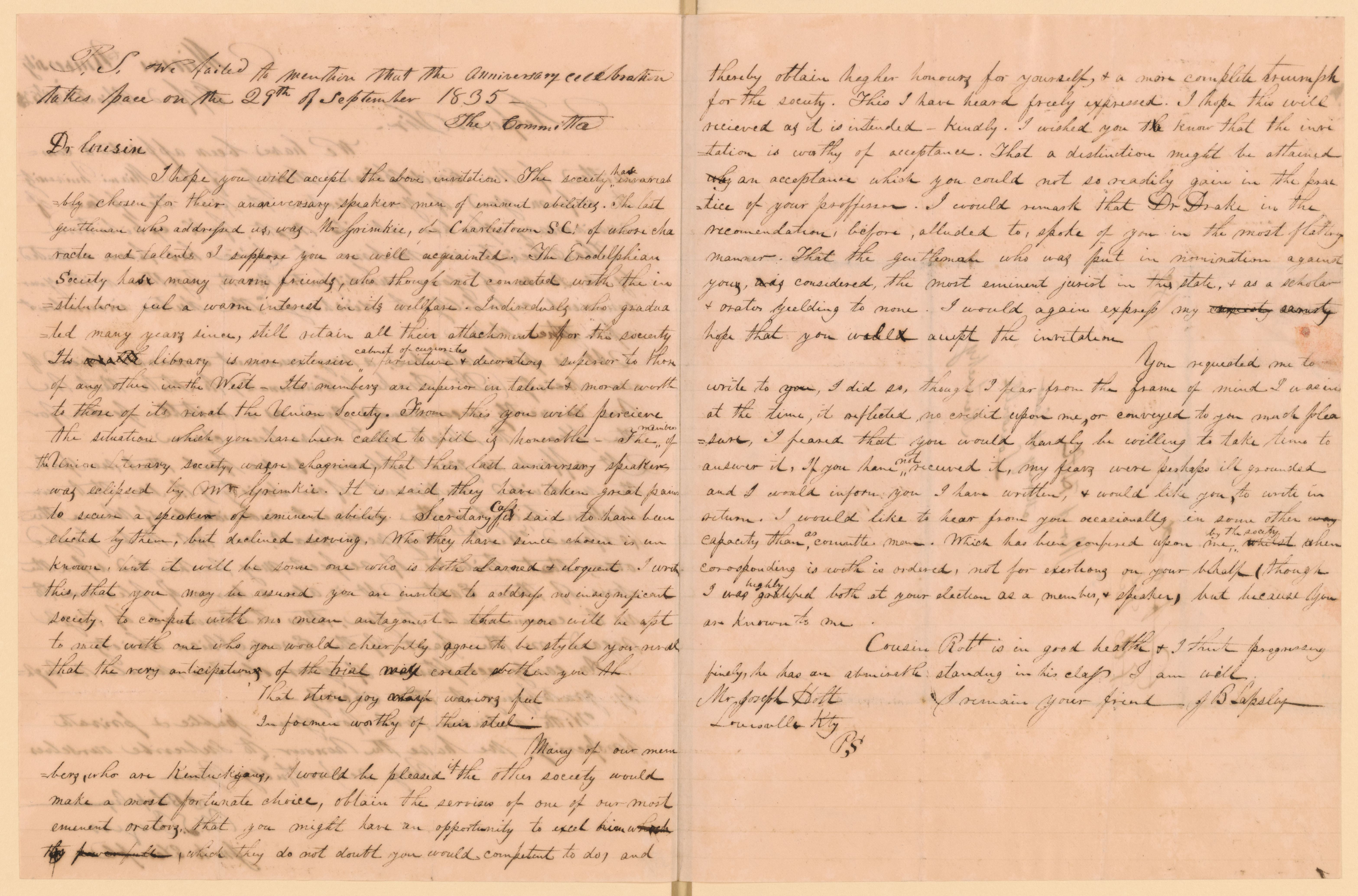 Scanned image of the current content page