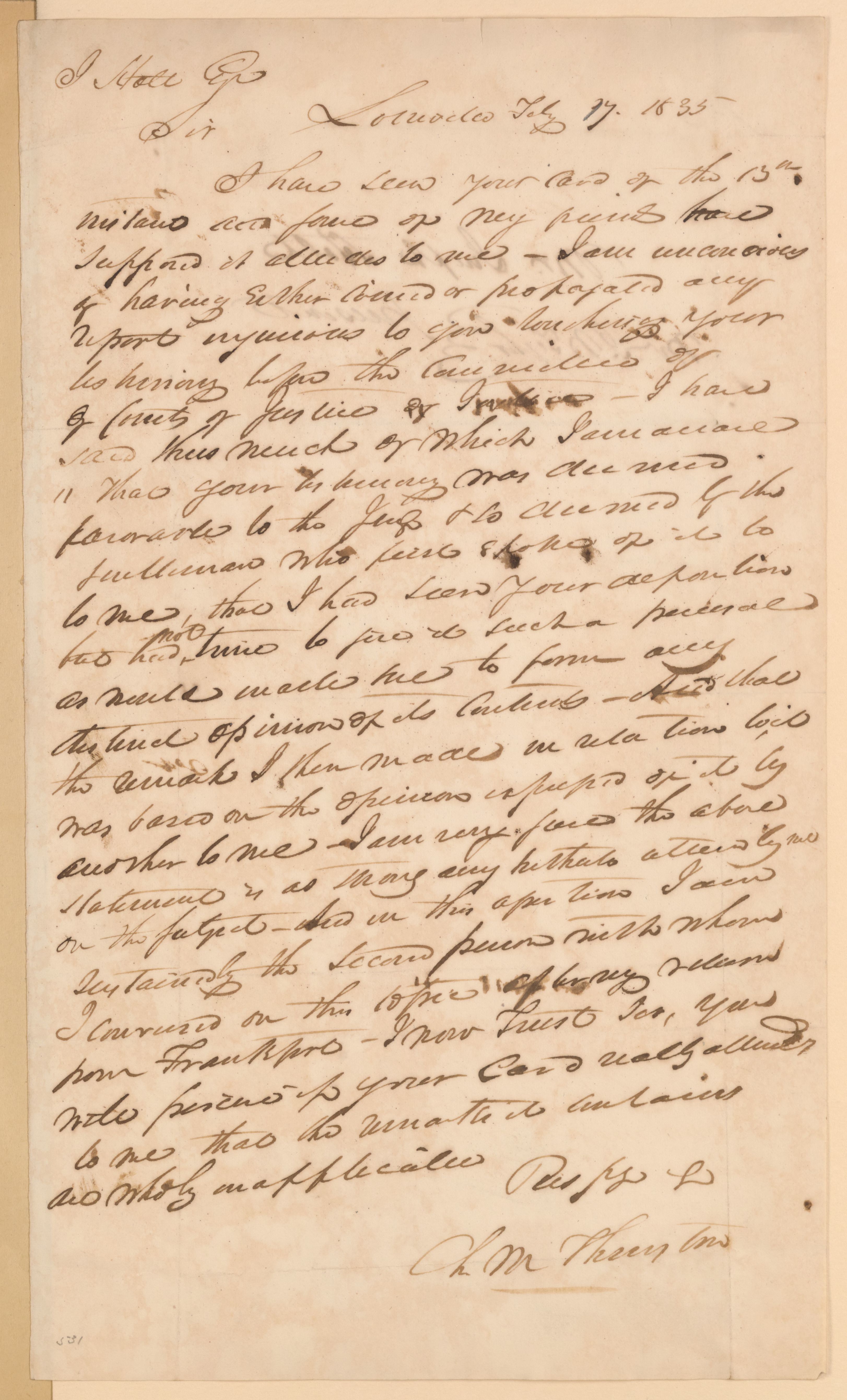 Scanned image of the current content page