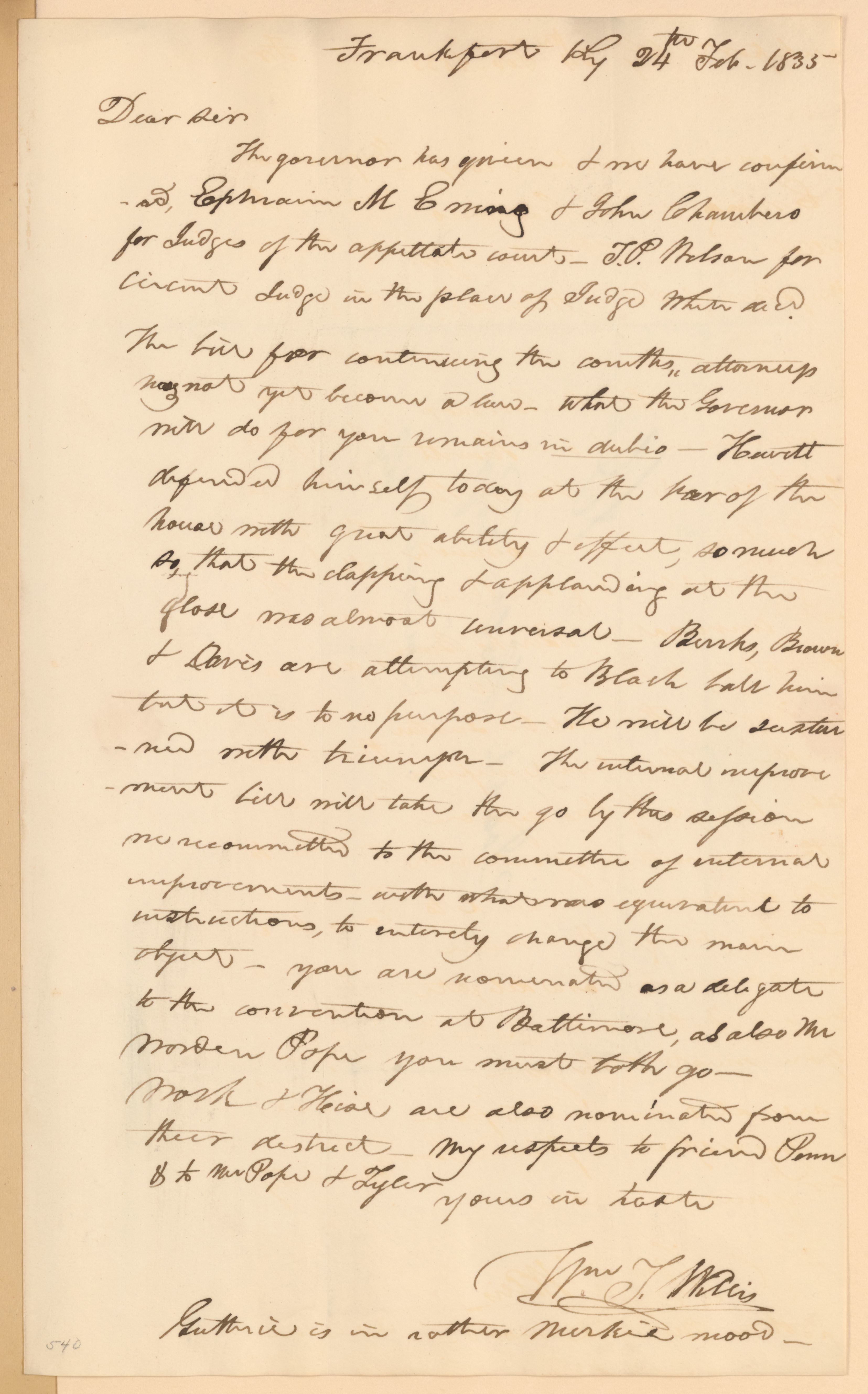 Scanned image of the current content page