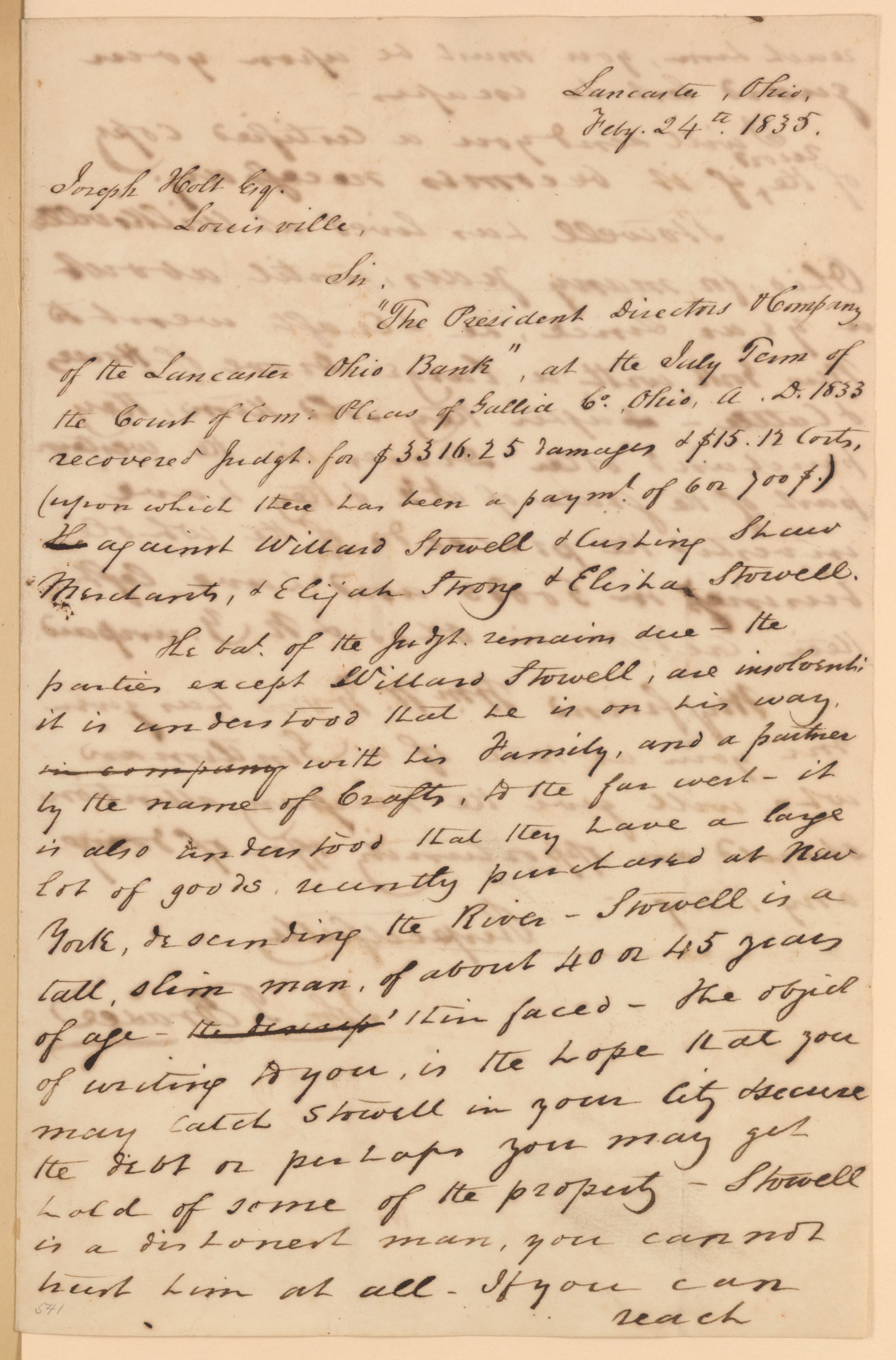 Scanned image of the current content page