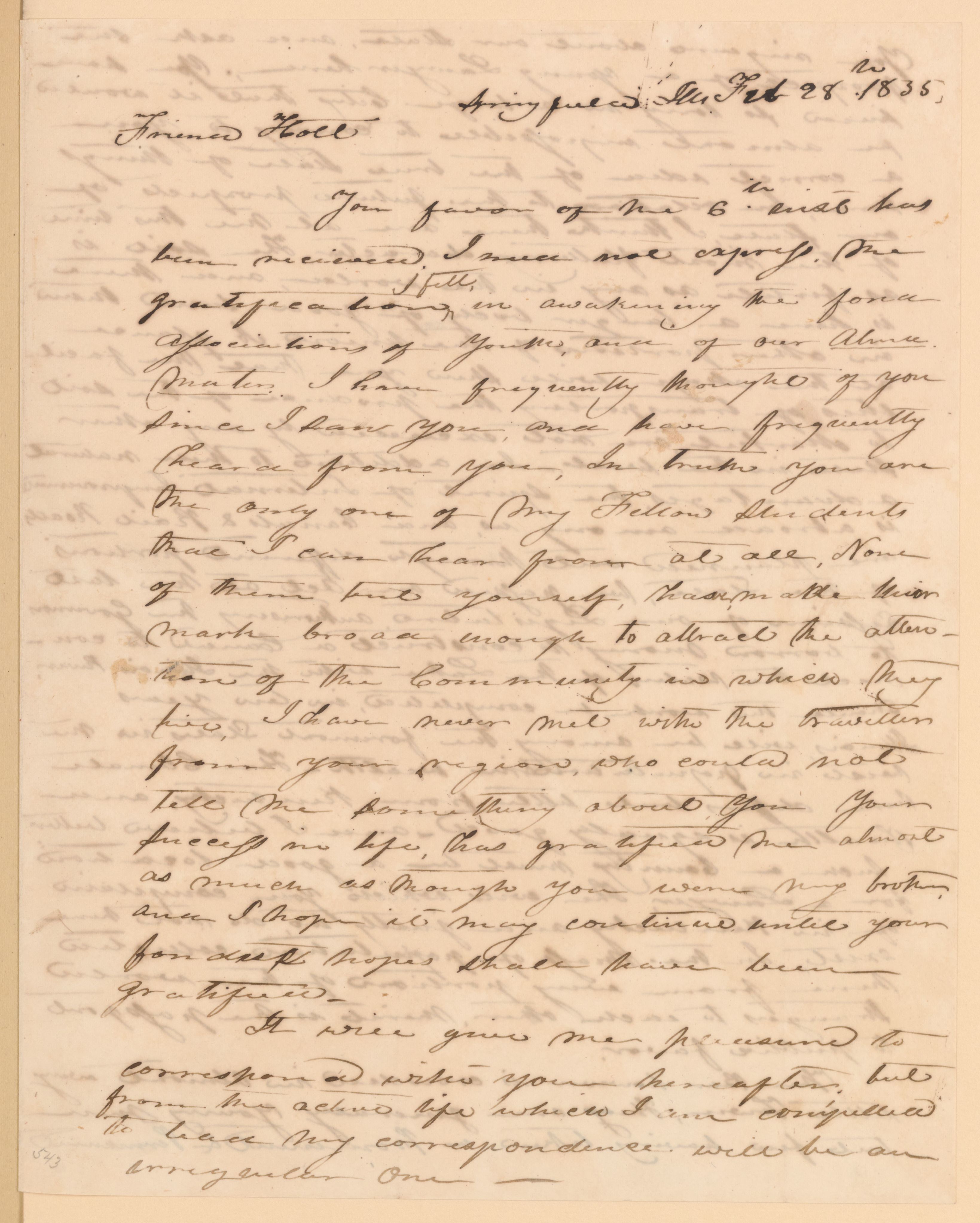 Scanned image of the current content page