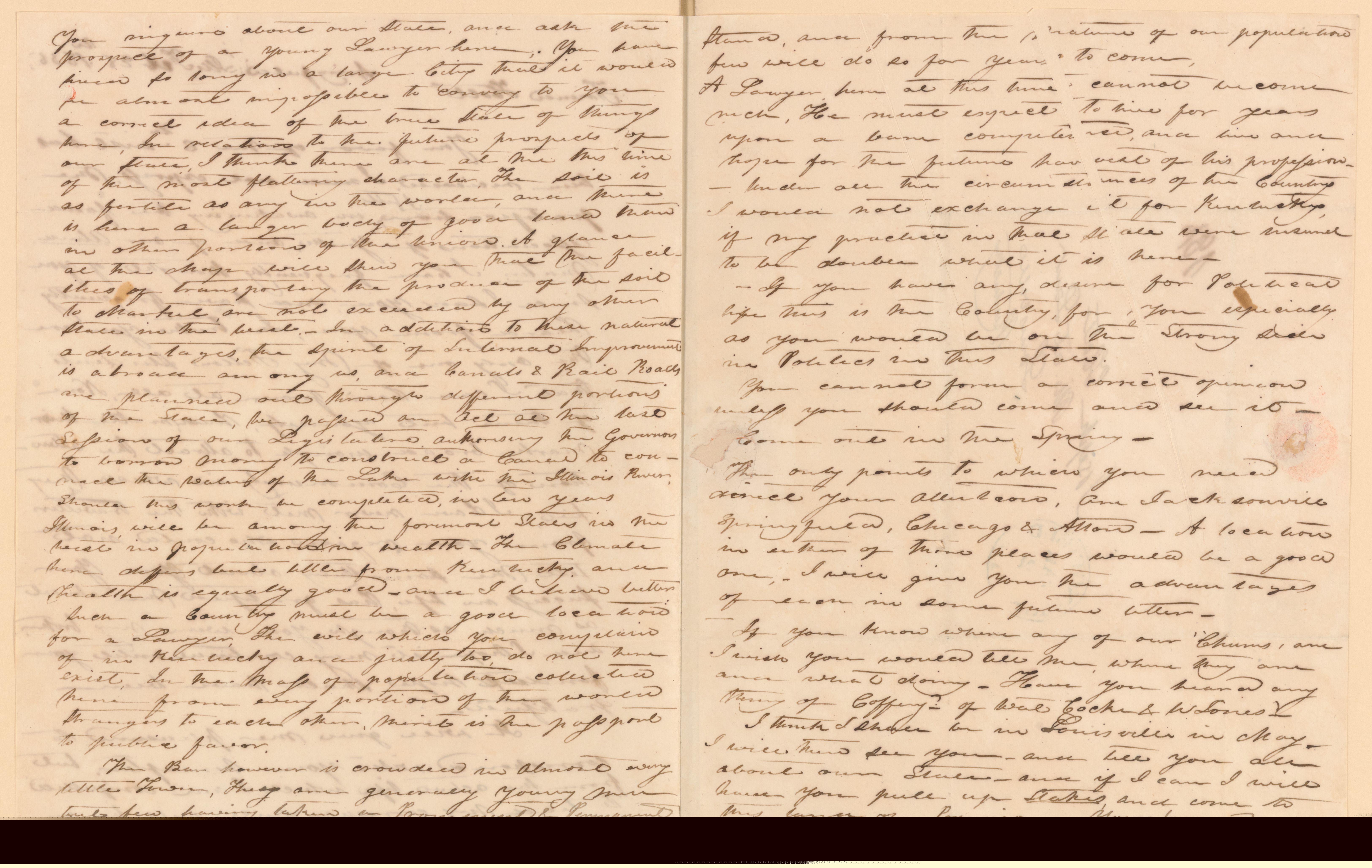 Scanned image of the current content page