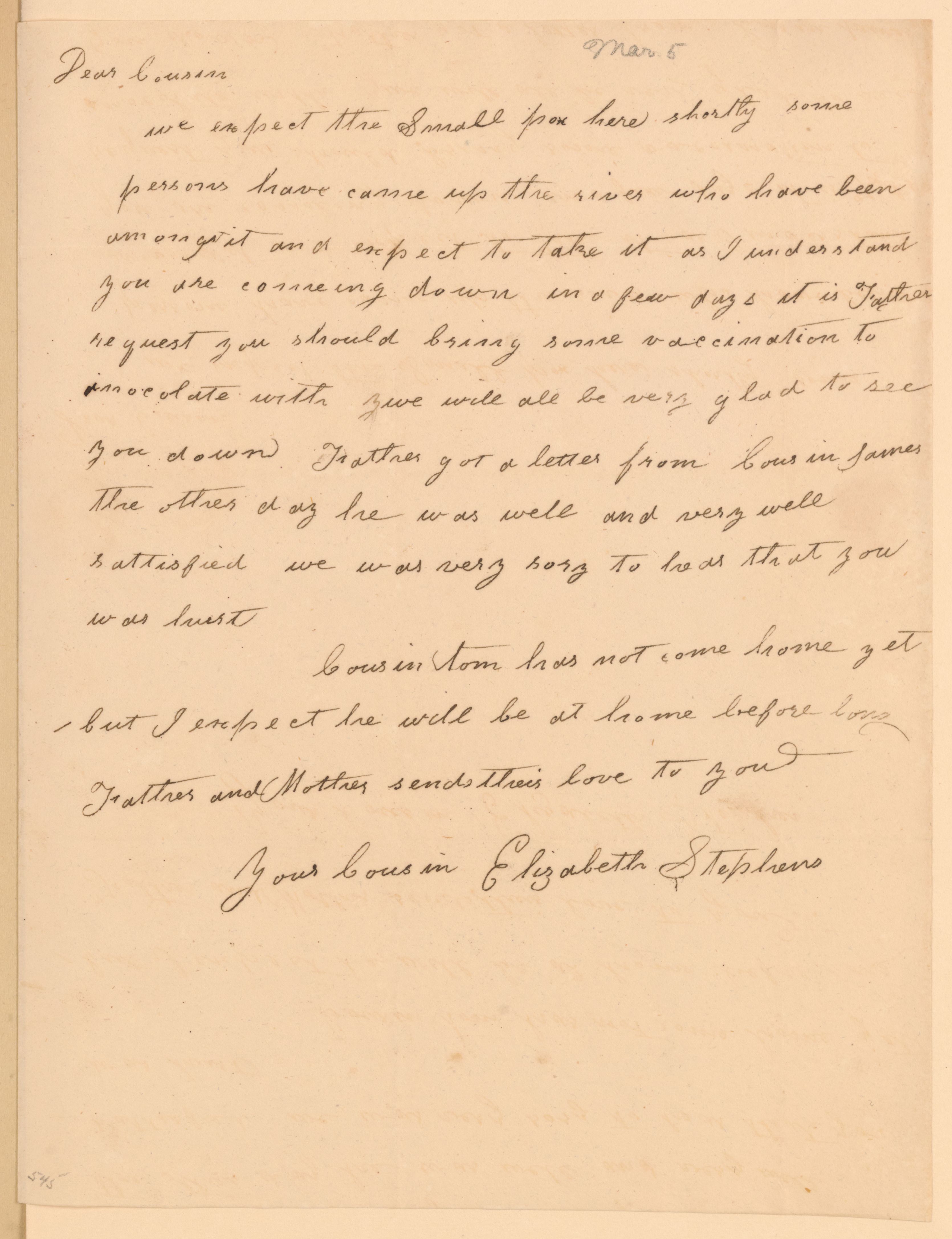 Scanned image of the current content page